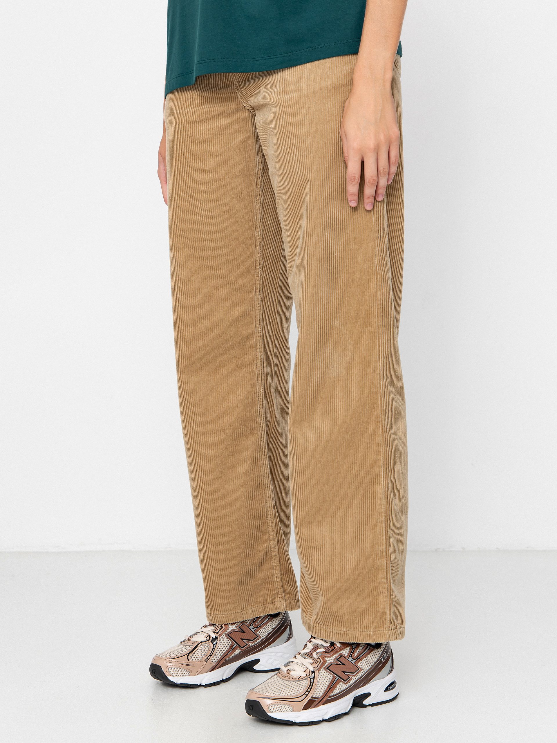 Kalhoty Carhartt WIP Simple Wmn (leather/rinsed)