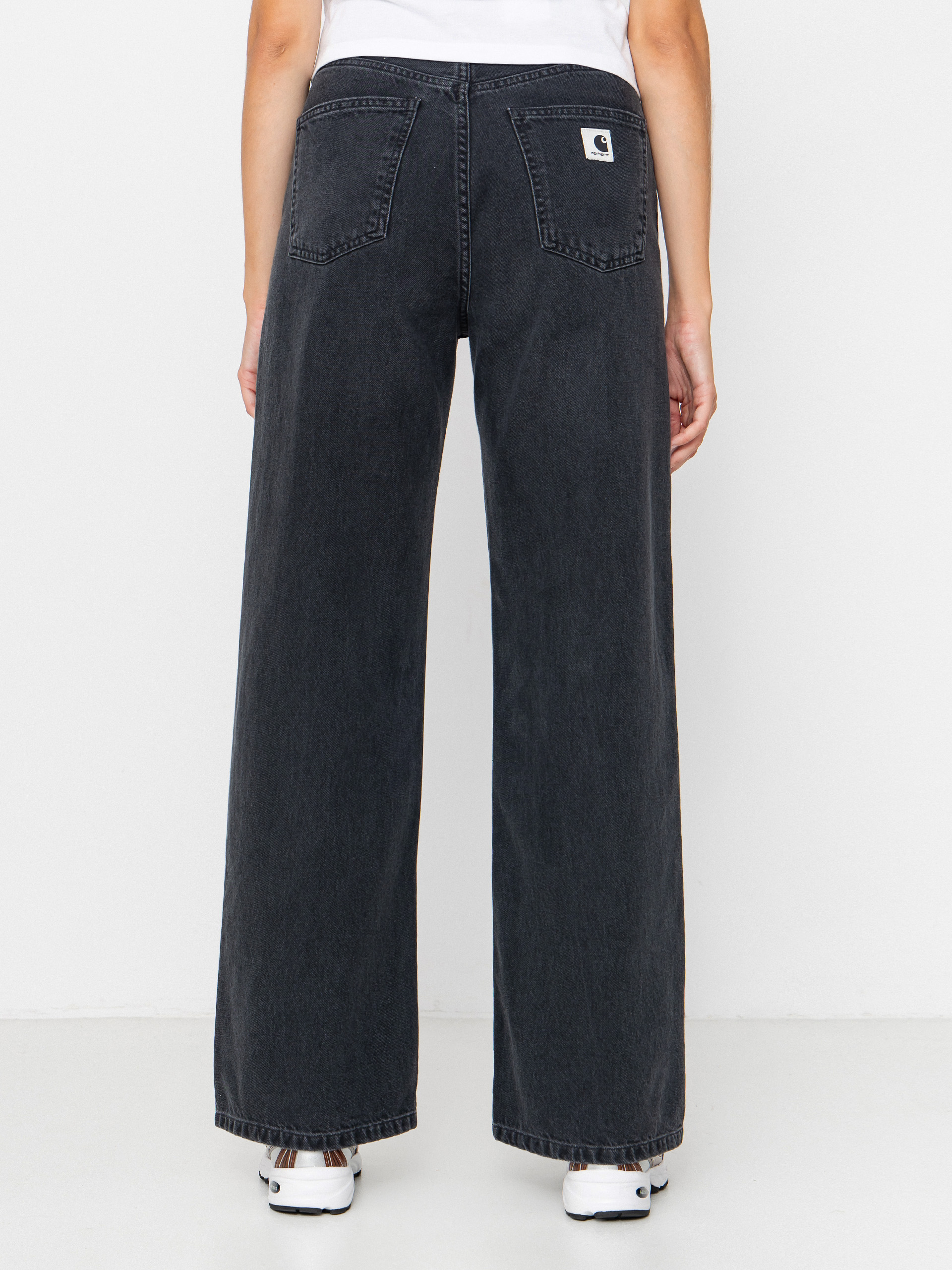 Kalhoty Carhartt WIP Jane Wmn (black/heavy stone wash)