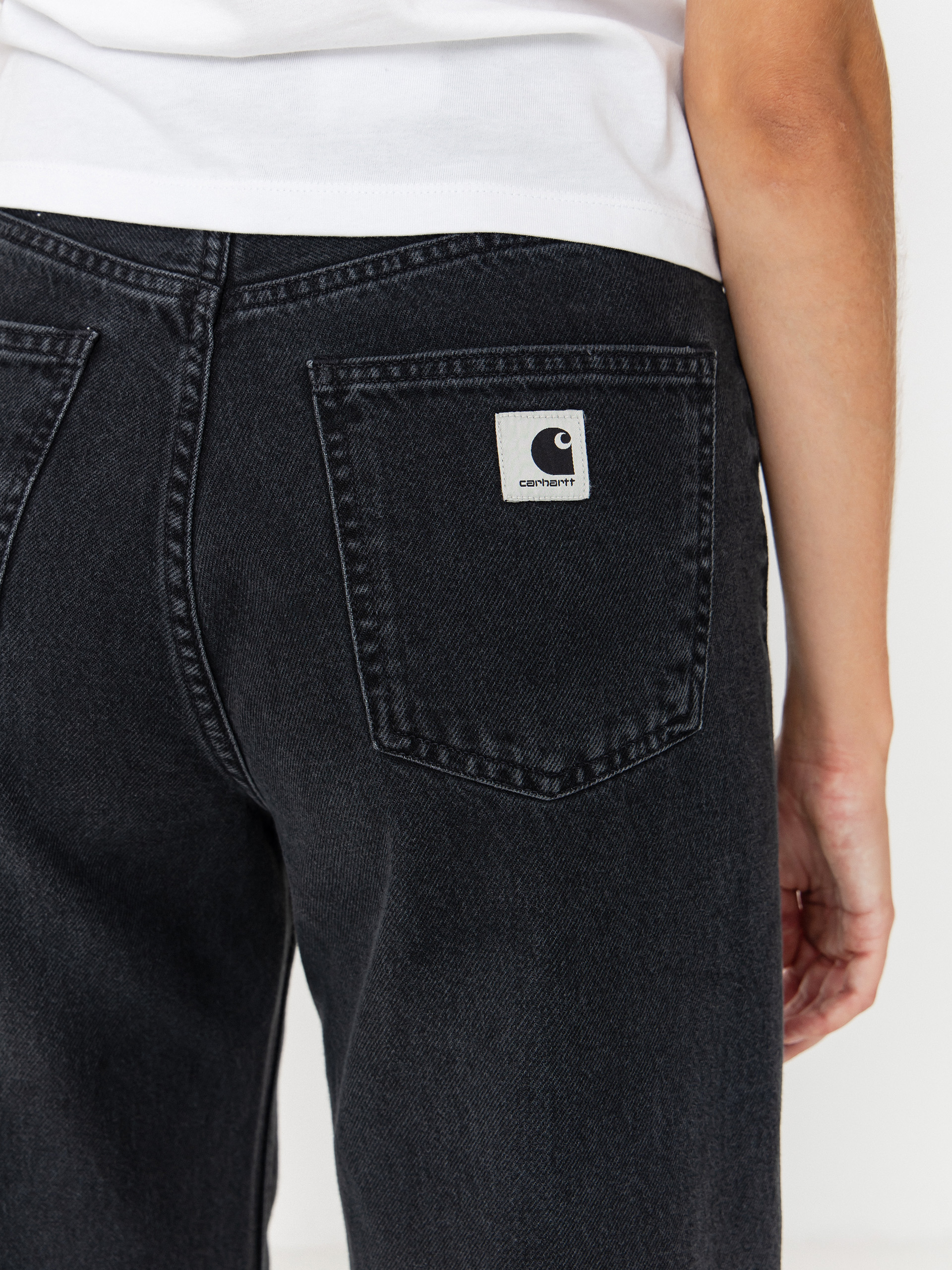 Kalhoty Carhartt WIP Jane Wmn (black/heavy stone wash)