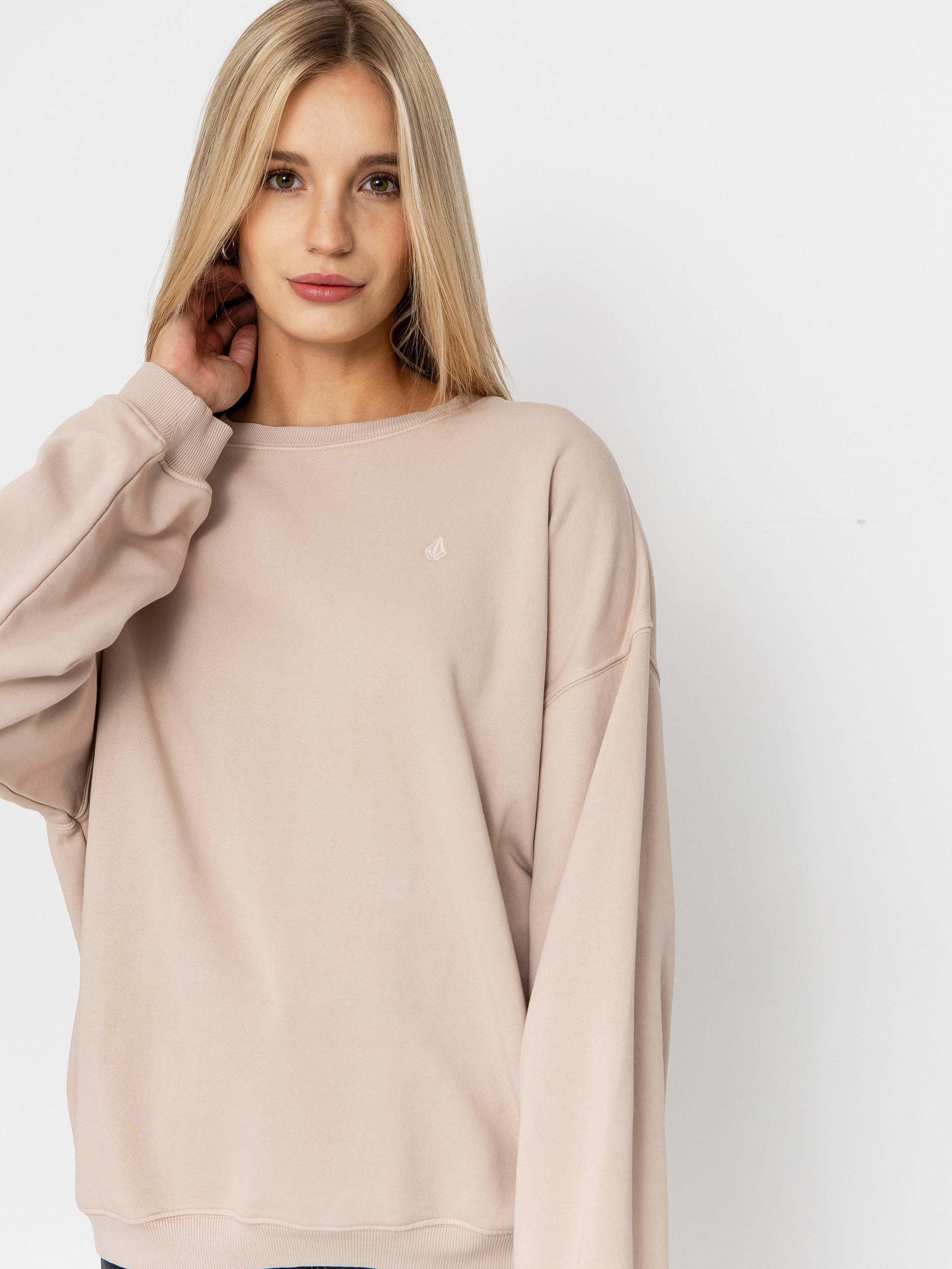 Mikina Volcom Stone Soft Crew Wmn (khakiest)