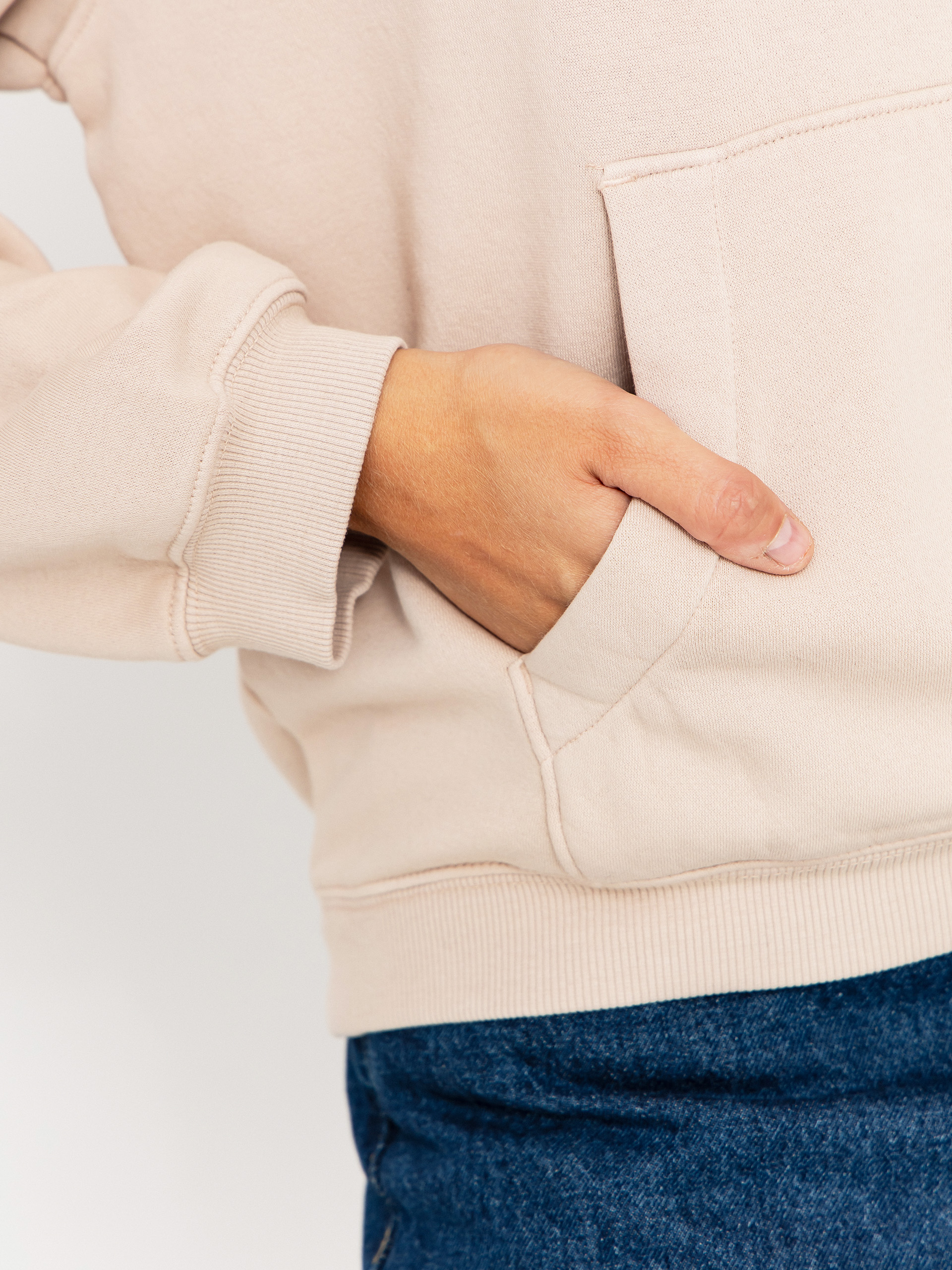 Mikina s kapucí Volcom Stone Soft HD Wmn (khakiest)