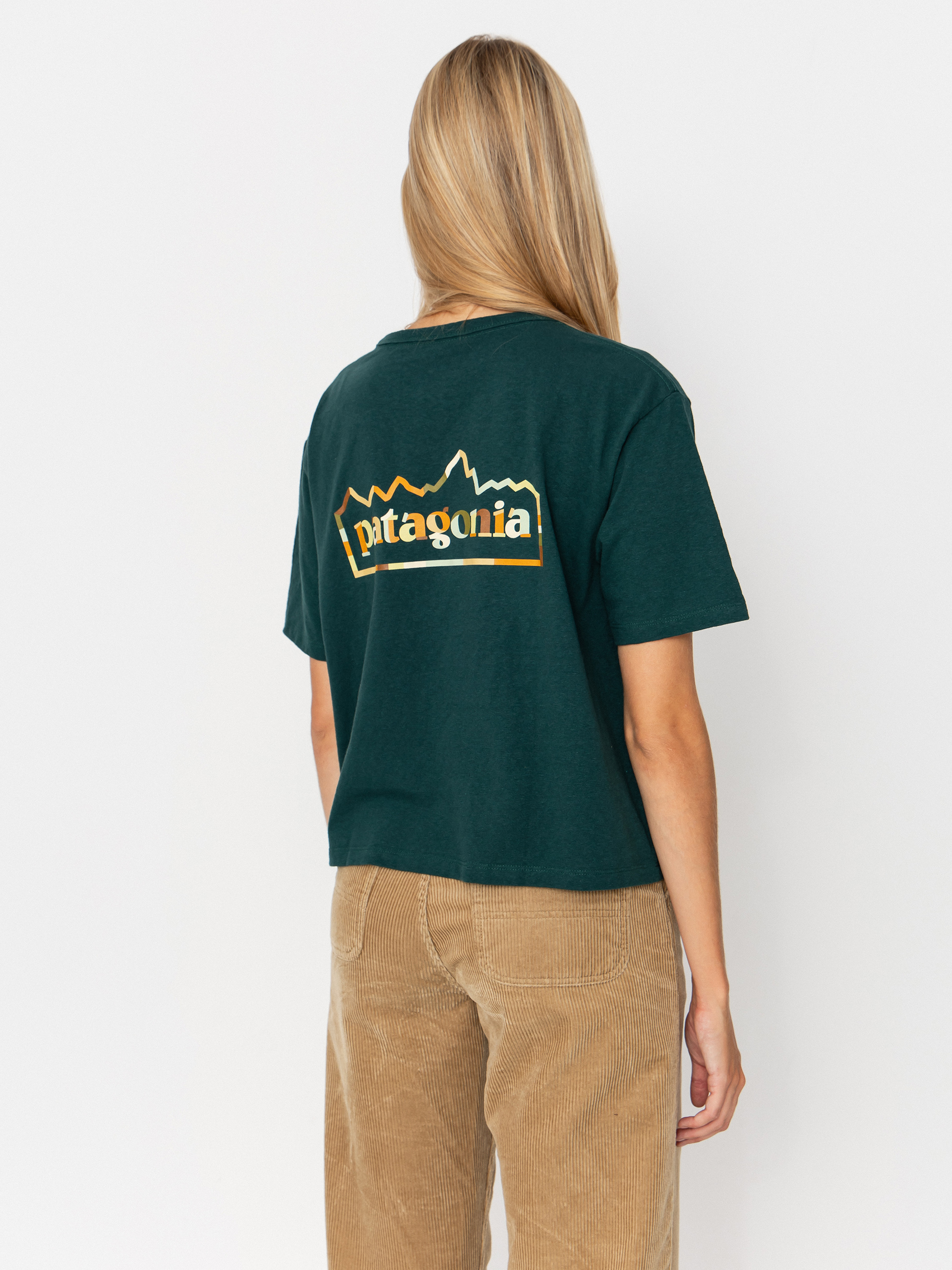 Tričko Patagonia Unity Fitz Easy Cut Responsibili Wmn (cascade green)