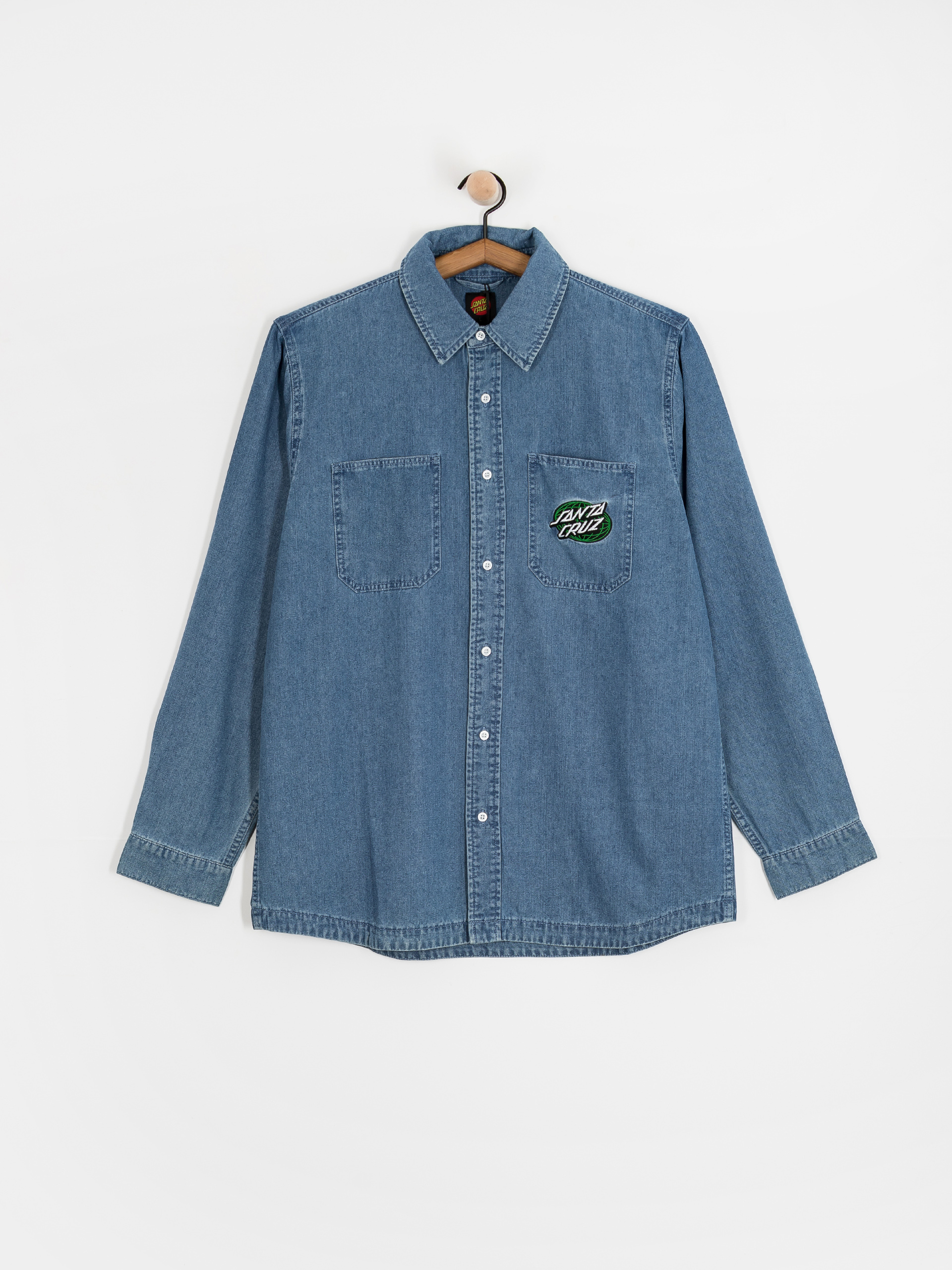 Košile Santa Cruz Global Oval Dot (classic blue)