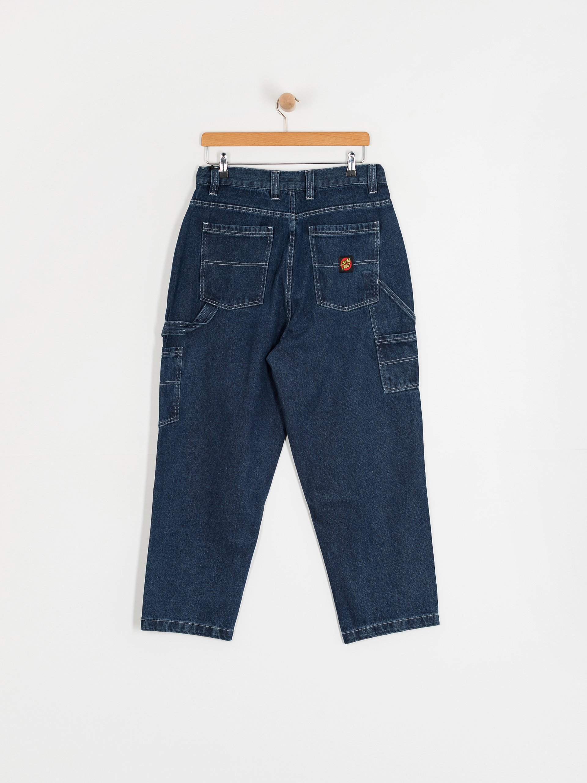 Kalhoty Santa Cruz Carpenter (dark denim/white)