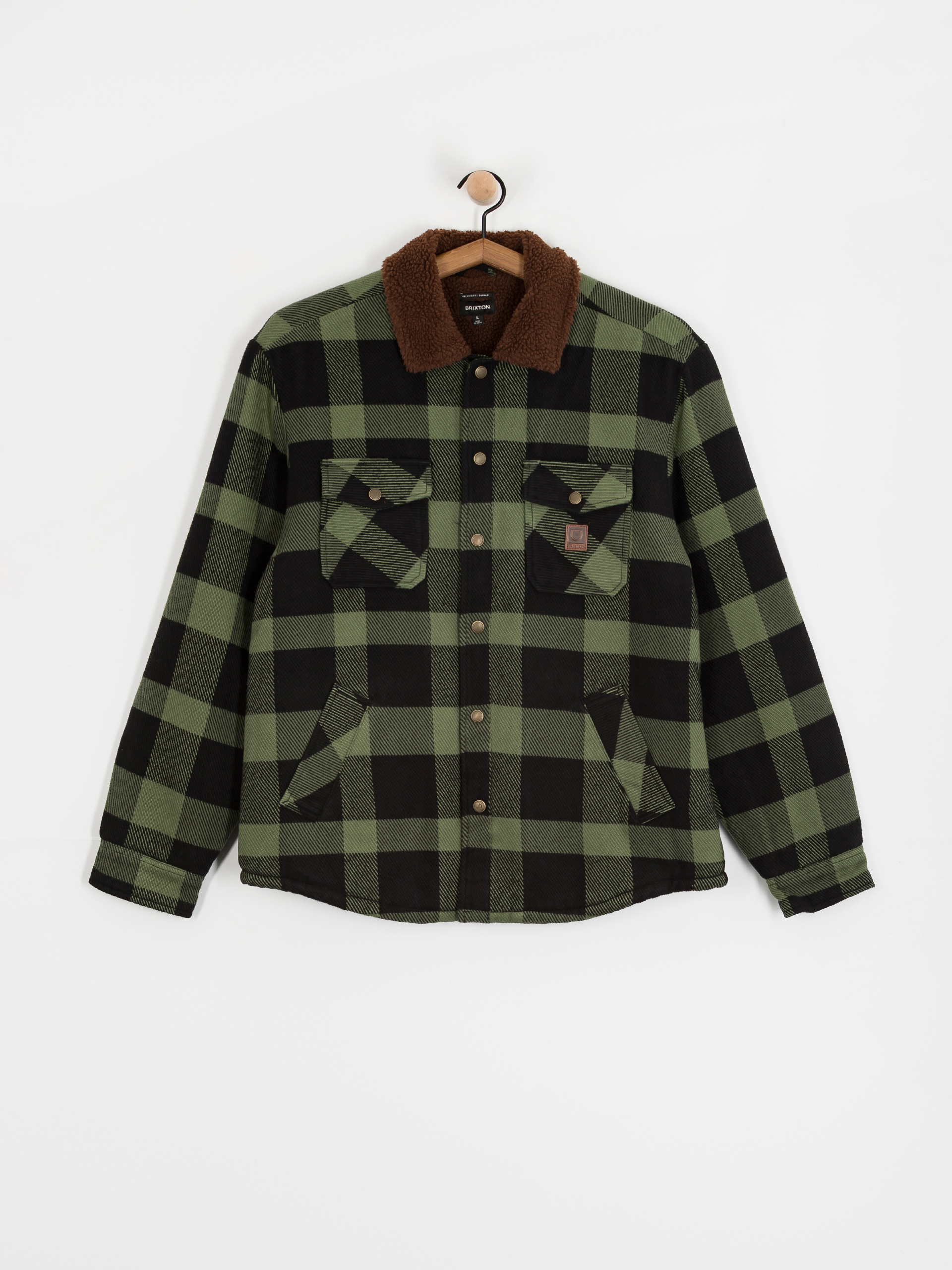 Bunda Brixton Durham Lined (black/wild green flannel)
