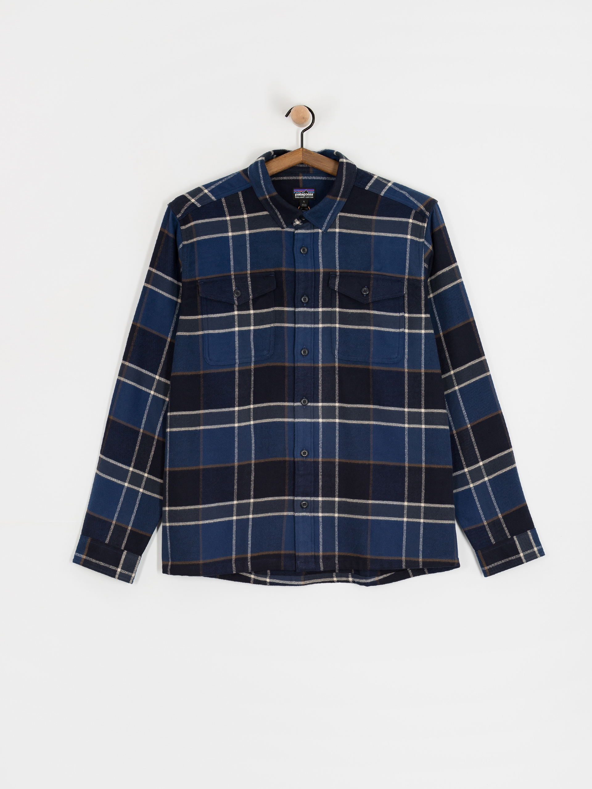 Košile Patagonia Fjord Flannel (cycles sunken blue)