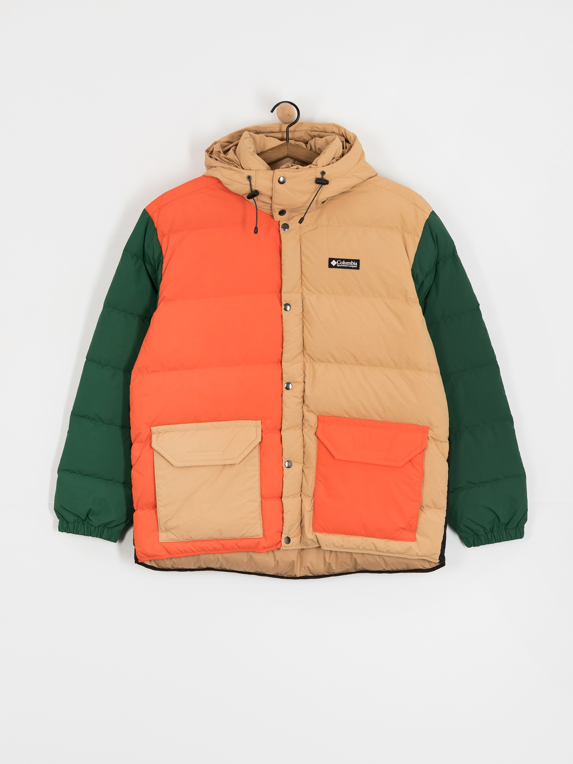 Bunda Columbia Wallowa Down Hooded (canoe/zing/rain forest/black)