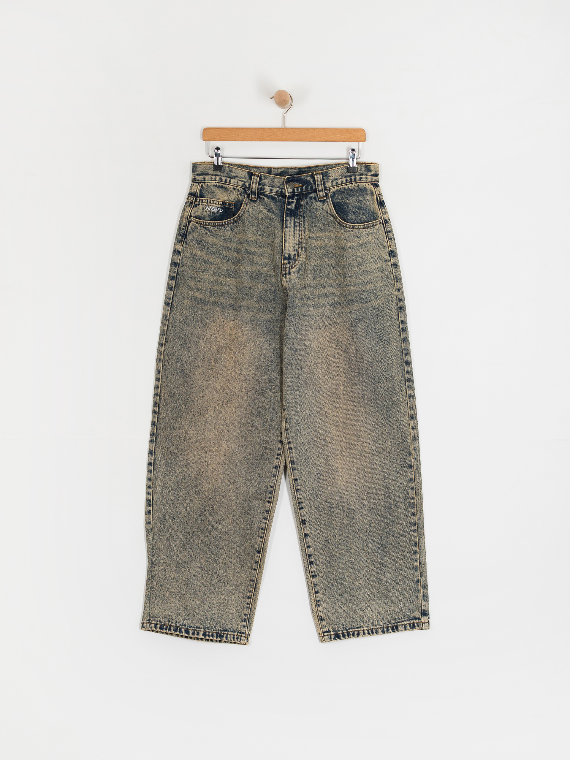 Kalhoty Wasted Paris Grant (acid blue)