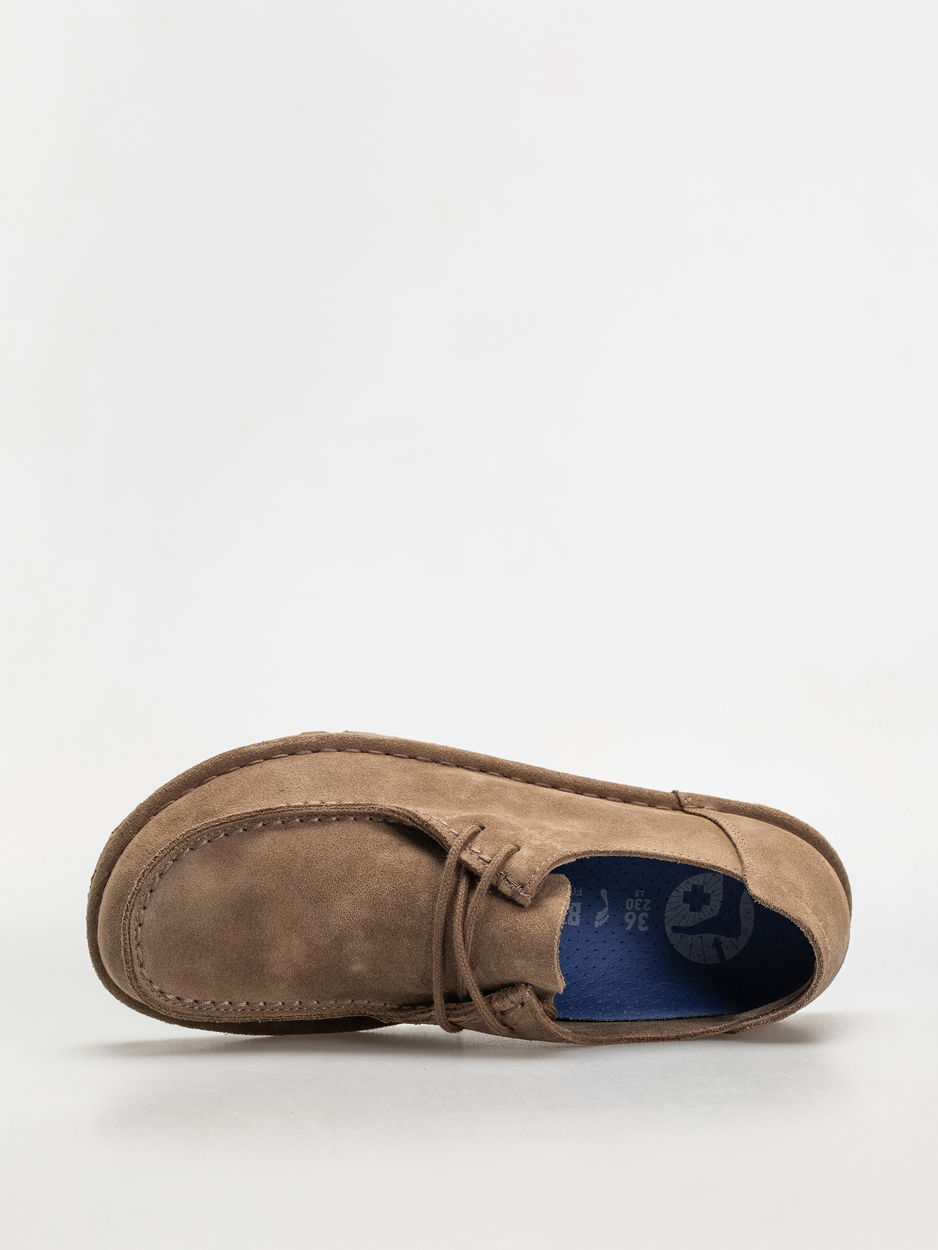 Plážovky Birkenstock Utti Lace Suede Leather Narrow Wmn (gray taupe)