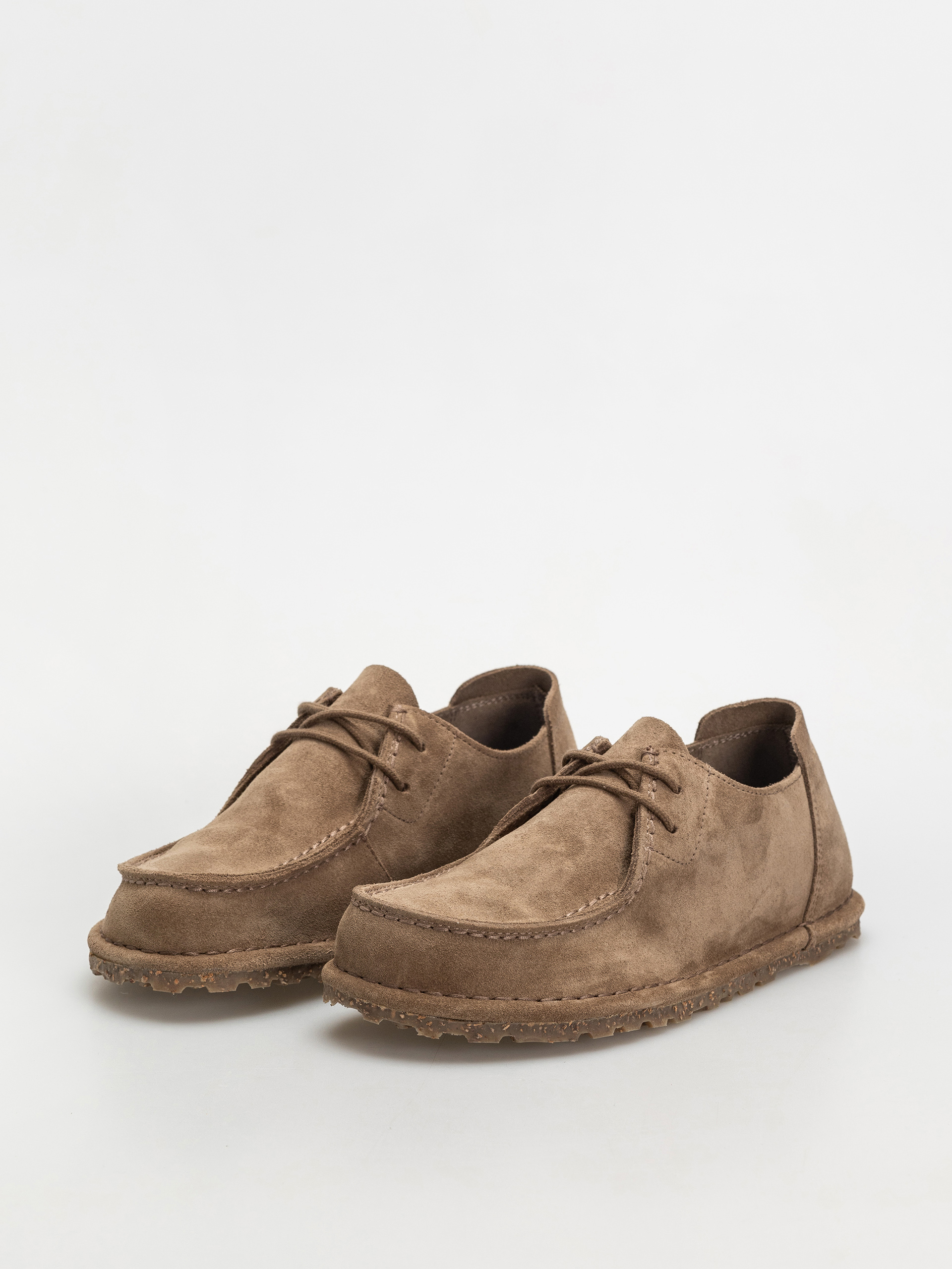 Plážovky Birkenstock Utti Lace Suede Leather Narrow Wmn (gray taupe)