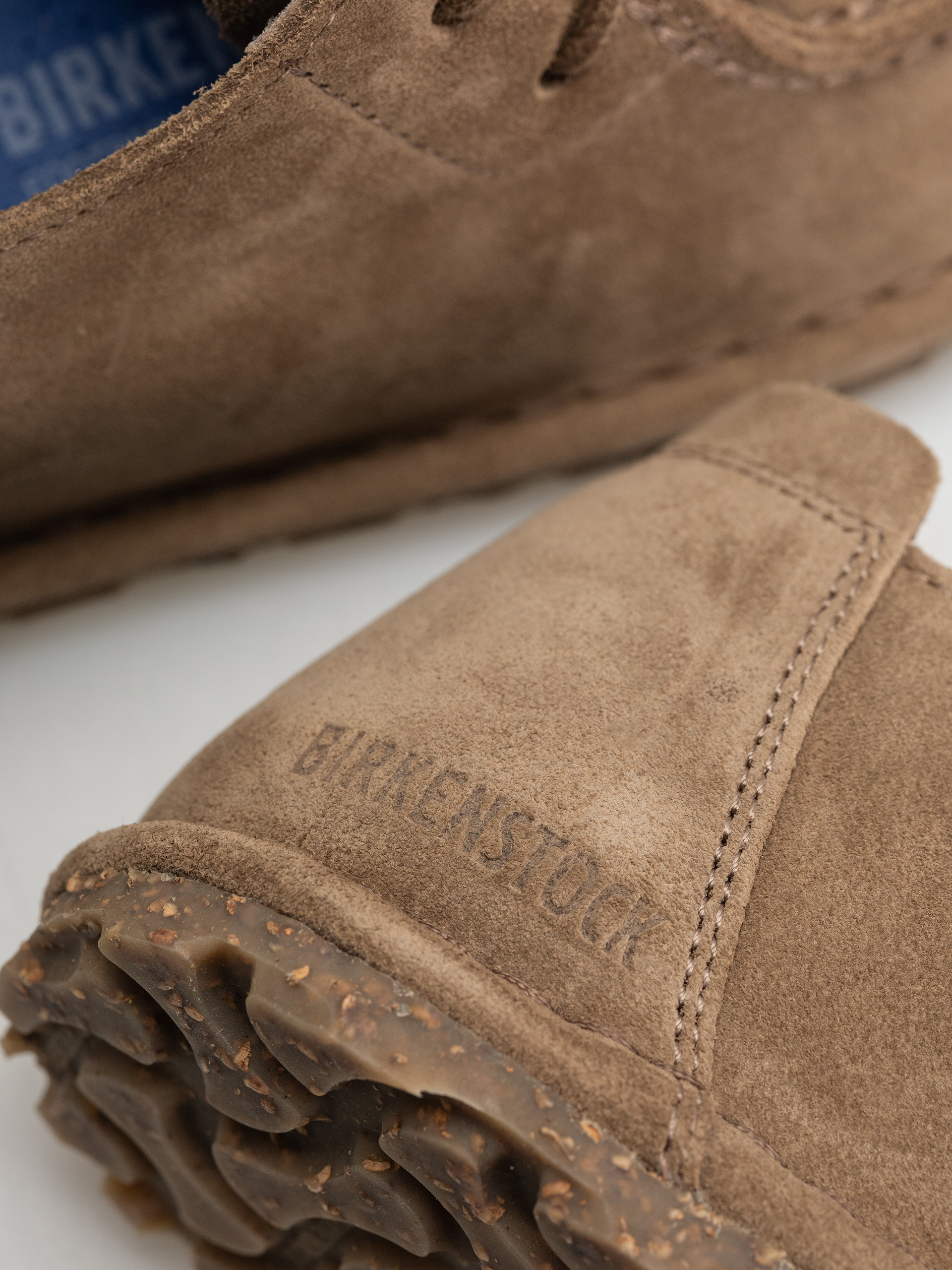 Plážovky Birkenstock Utti Lace Suede Leather Narrow Wmn (gray taupe)