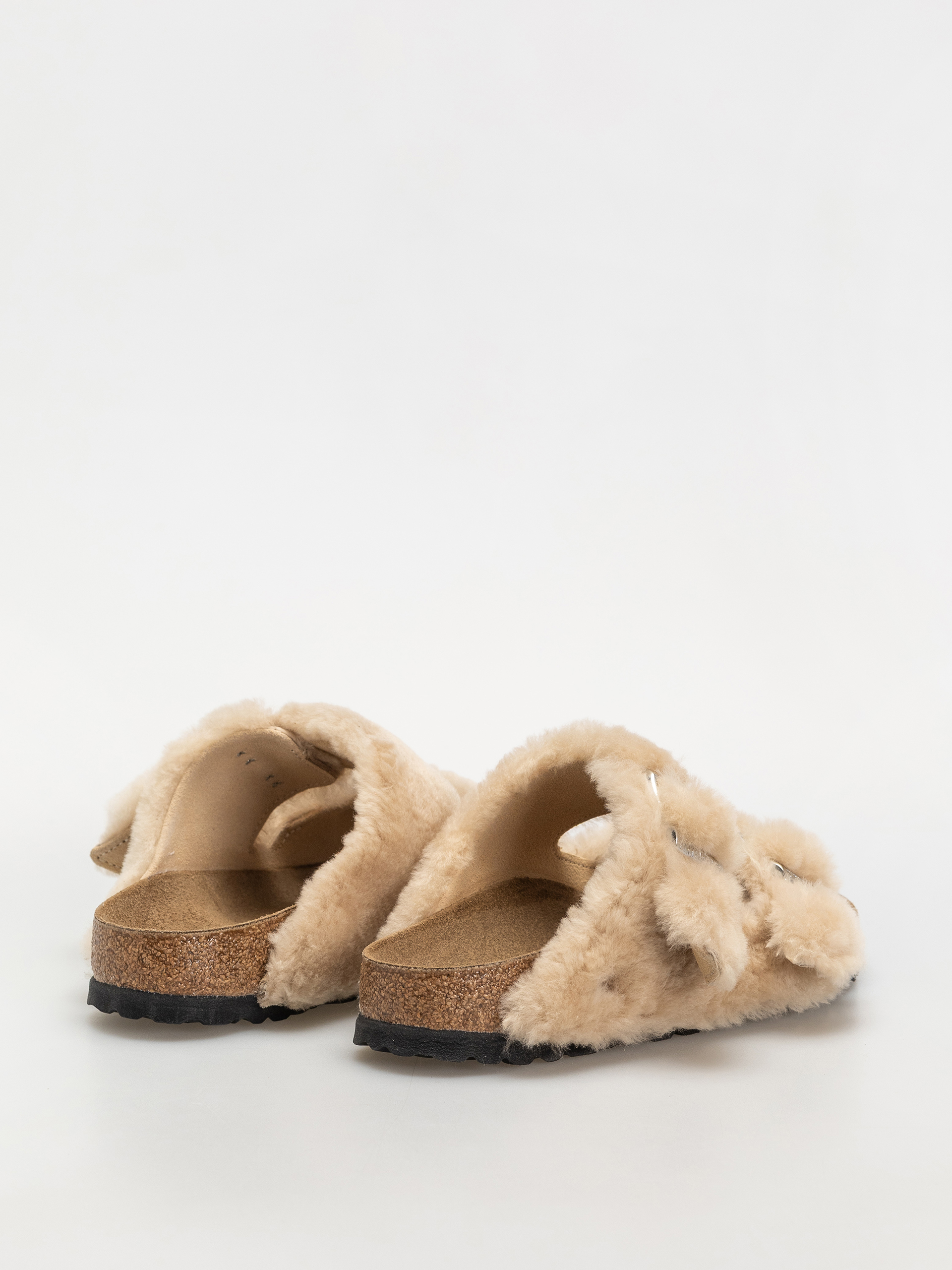 Plážovky Birkenstock Arizona Shearling Cover Upper Narrow Wmn (sandcastle)