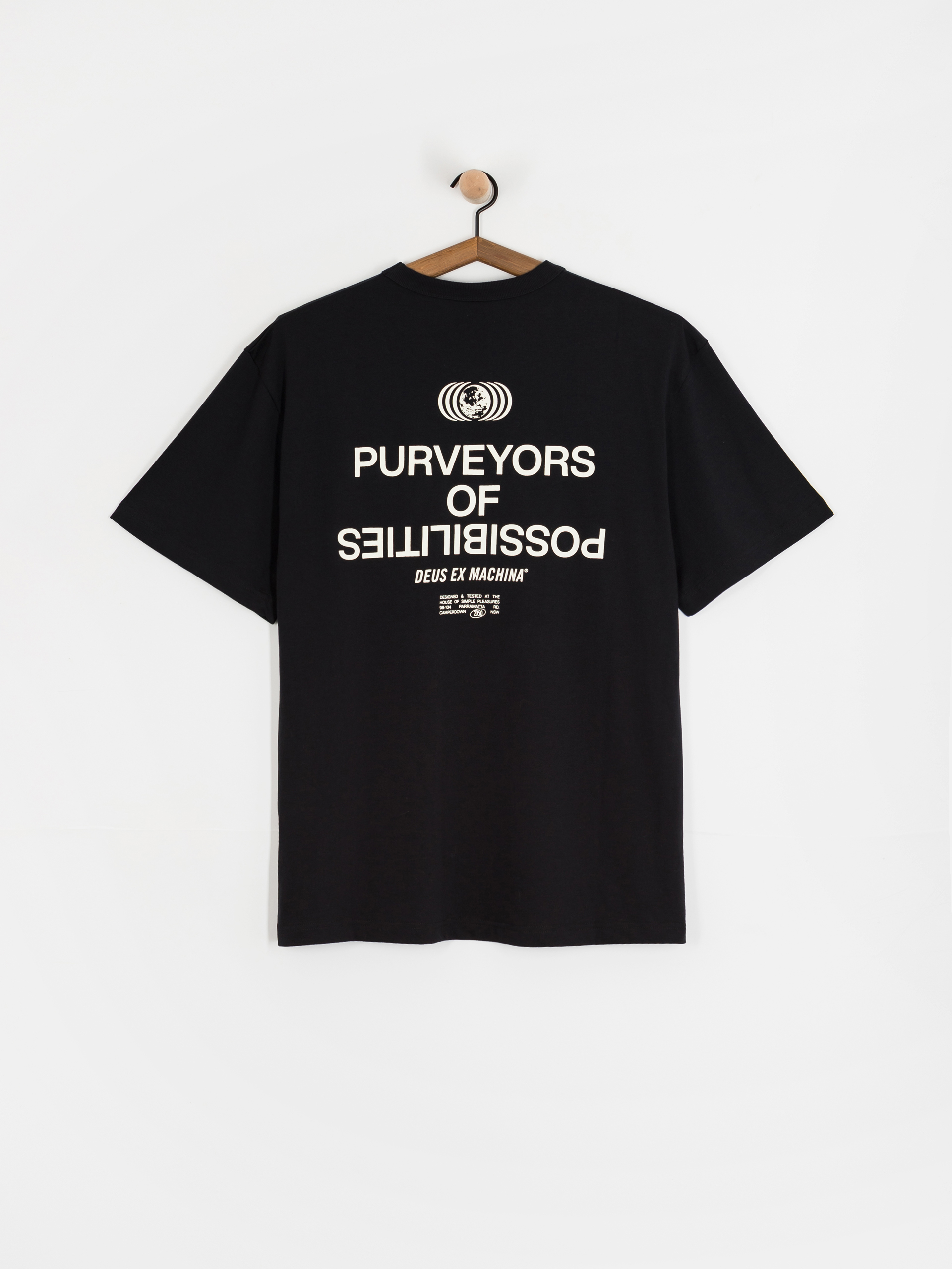 Tričko Deus Ex Machina Axis (black)