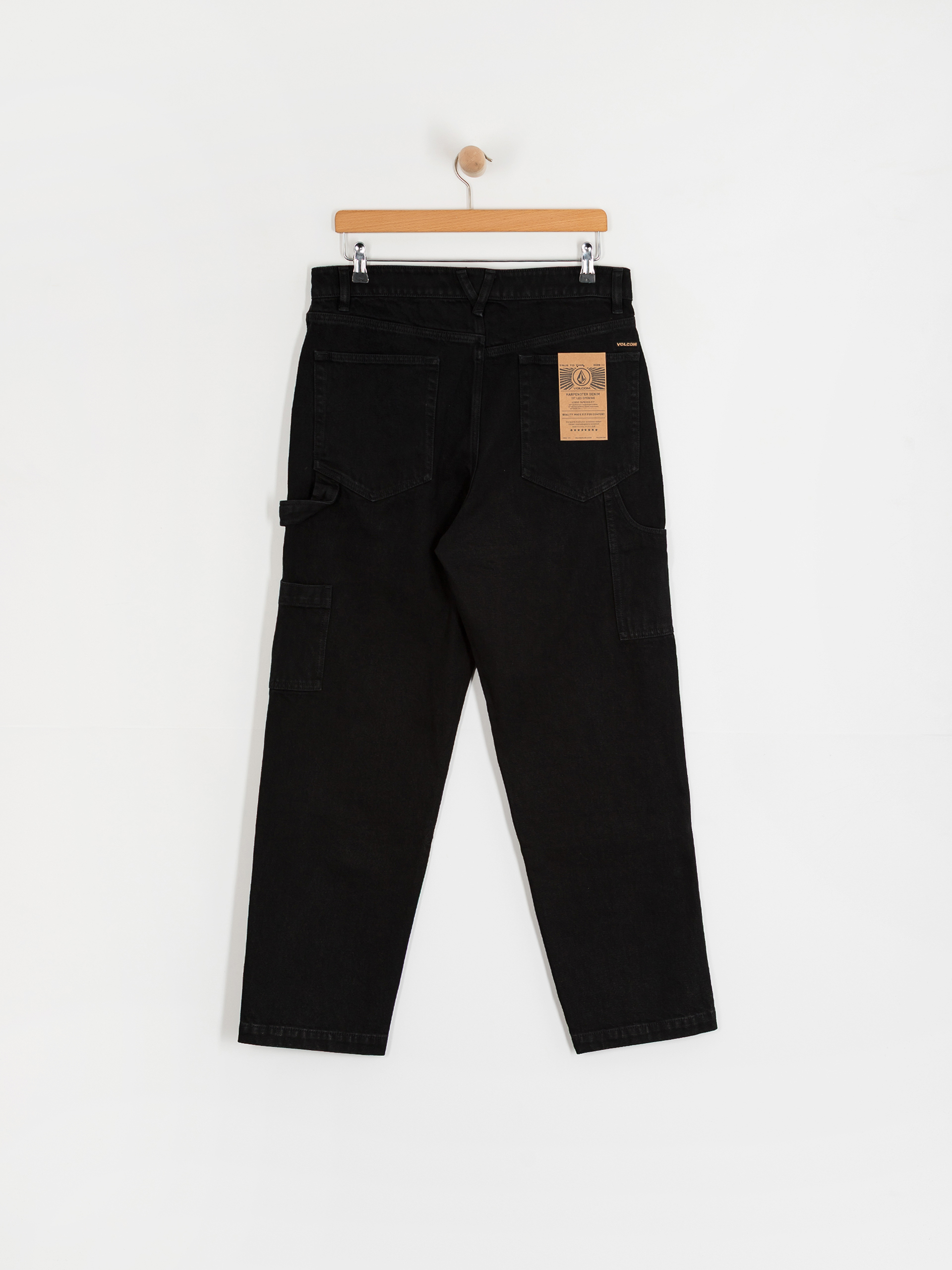 Kalhoty Volcom Karpendter Lse Tprd Denim (black)