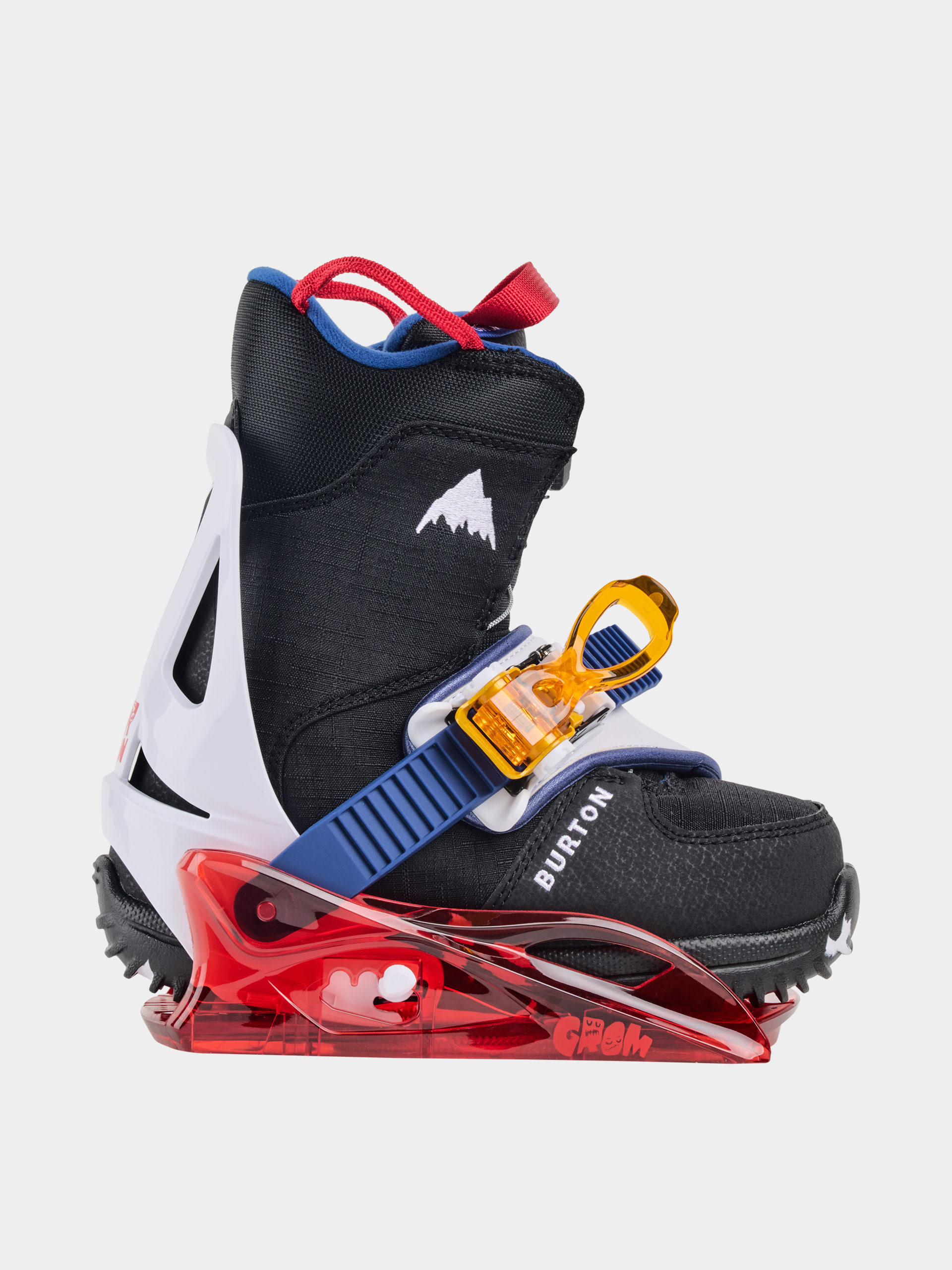Snowboardové vázání Burton Grom Disc JR (red/multi)