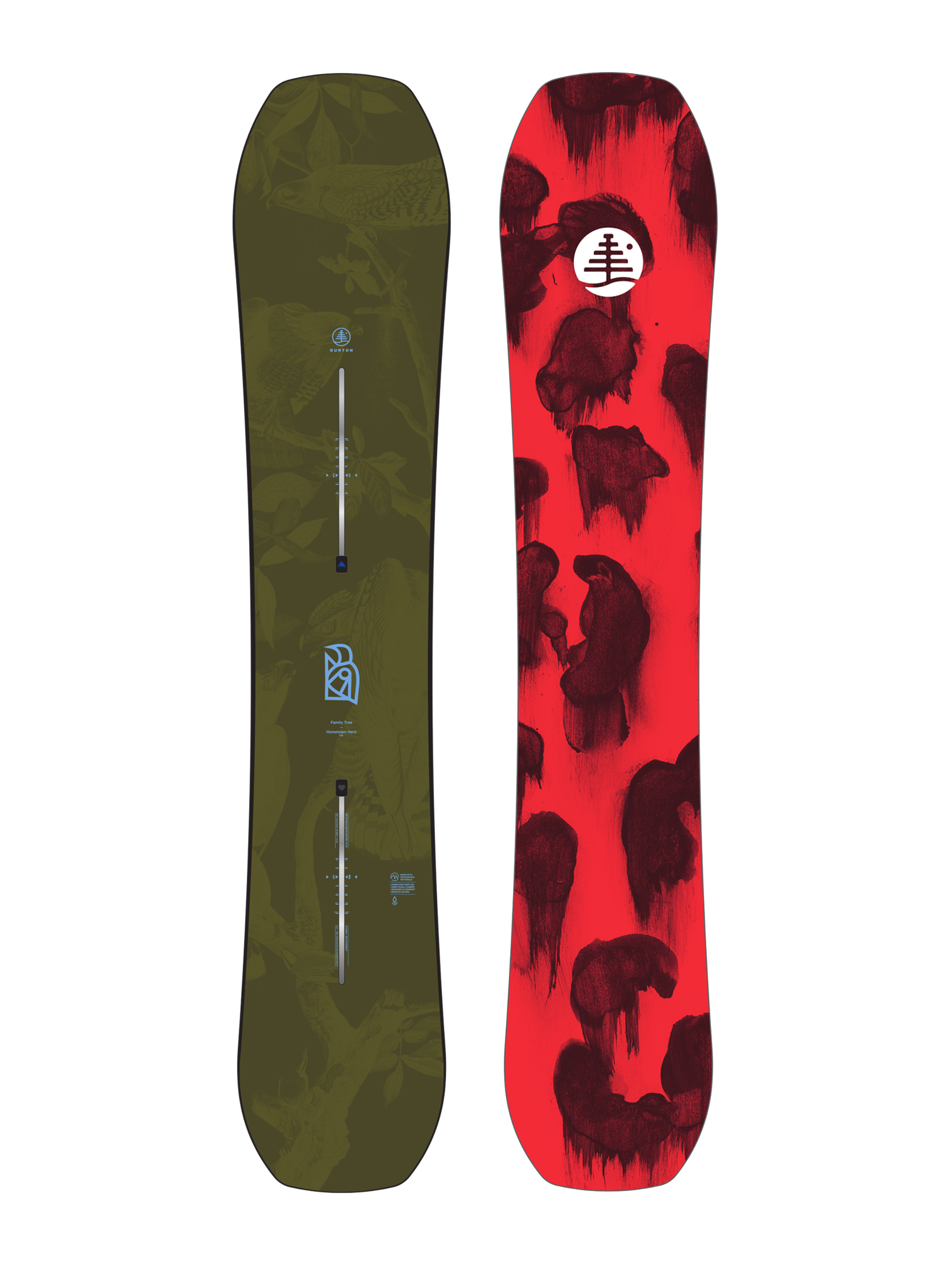 Snowboard Burton Family Tree Hometown Hero