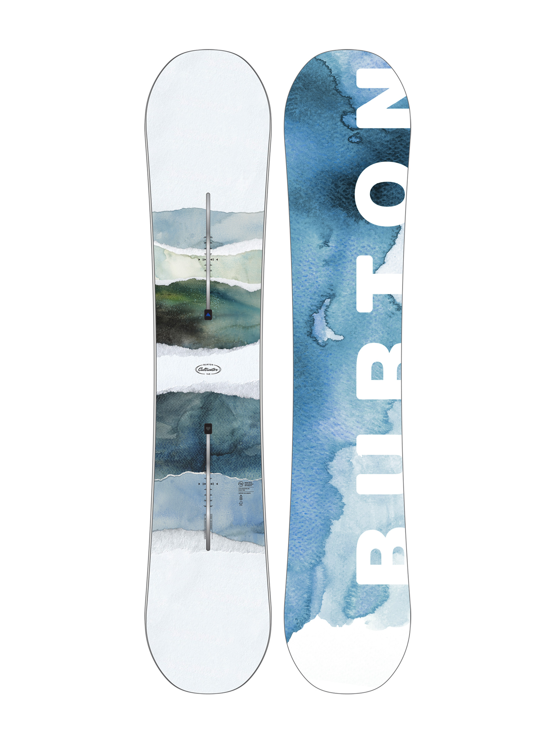 Snowboard Burton Cultivator (watercolor)