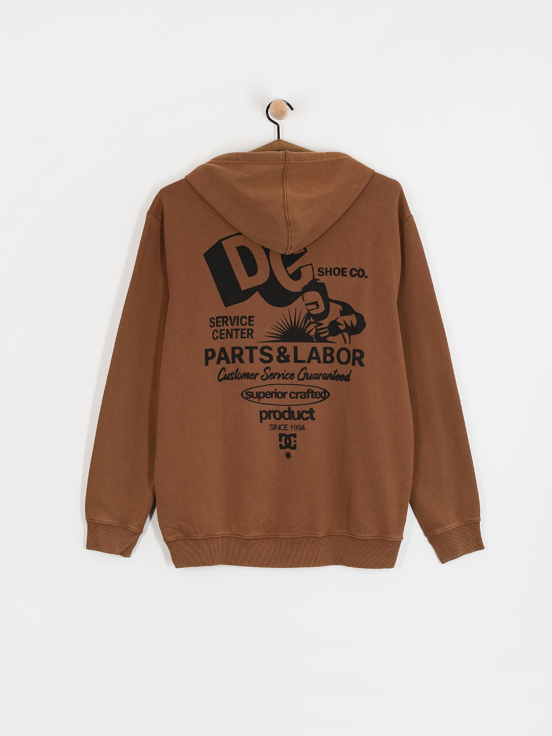 Mikina s kapucí DC Parts Dep ZHD (toffee)