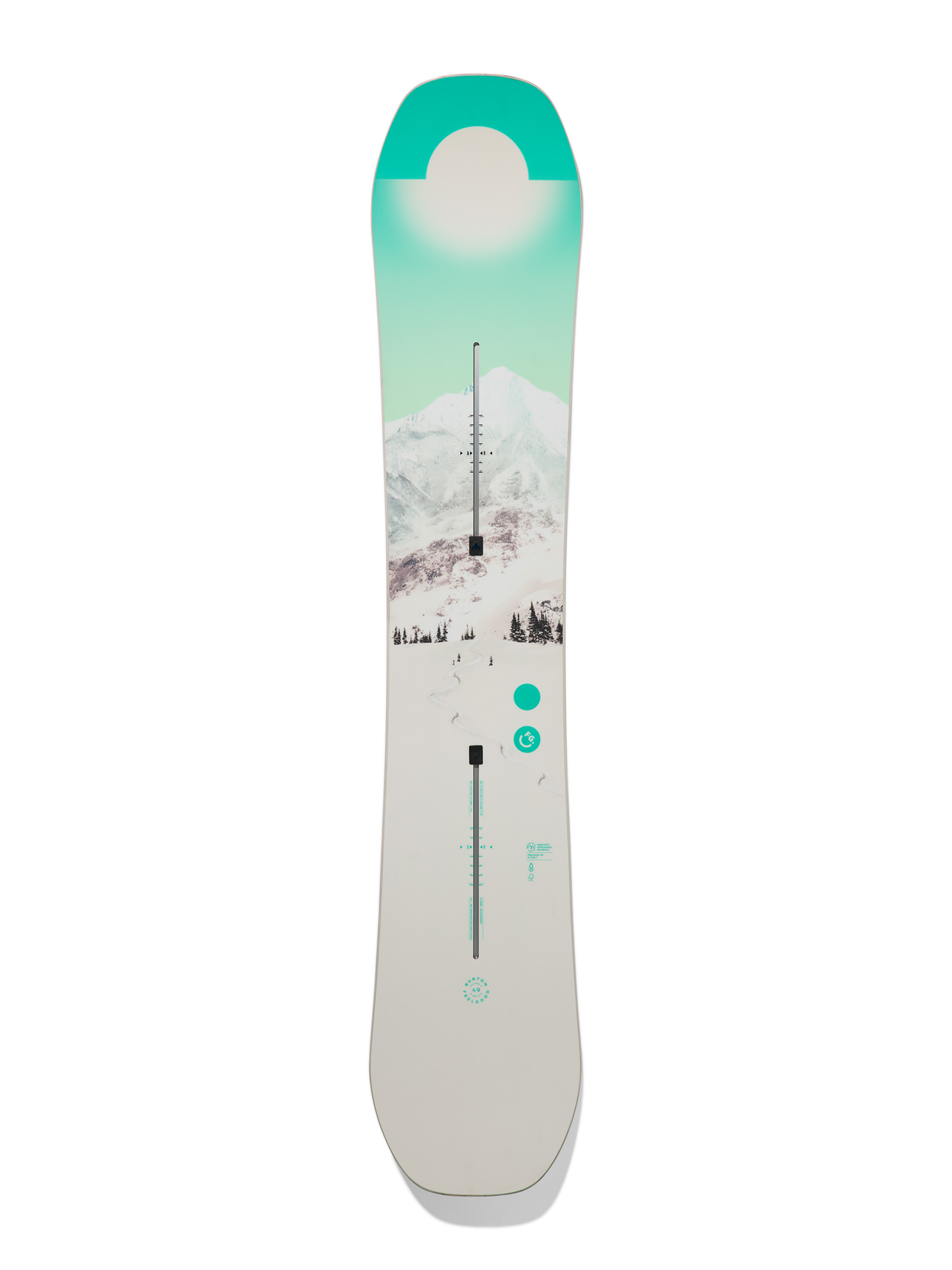 Snowboard Burton Feelgood Flying V Wmn - modrá, šedá, barevná