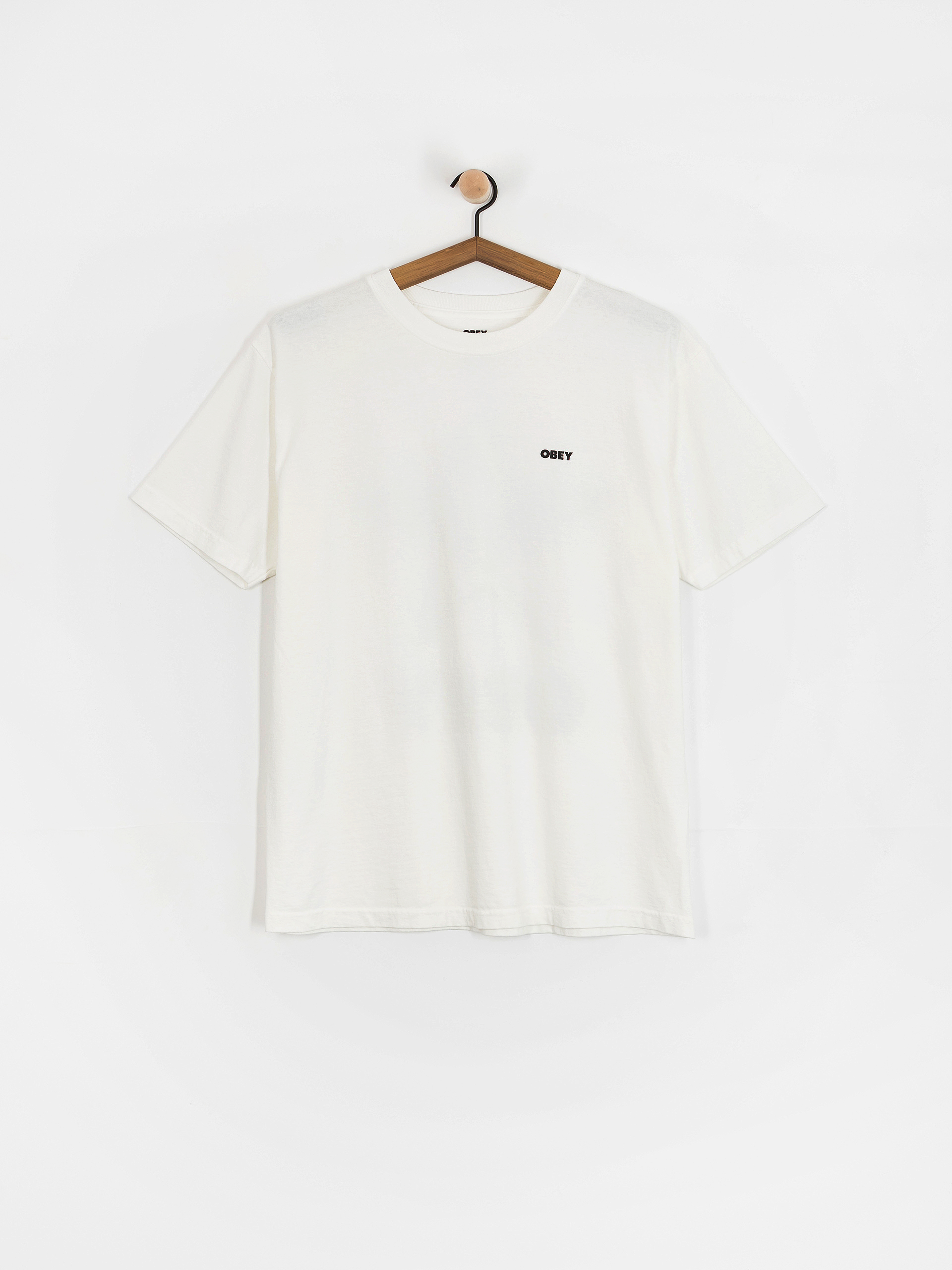 Tričko OBEY Obey Bold Star (pigmnet vintage white)