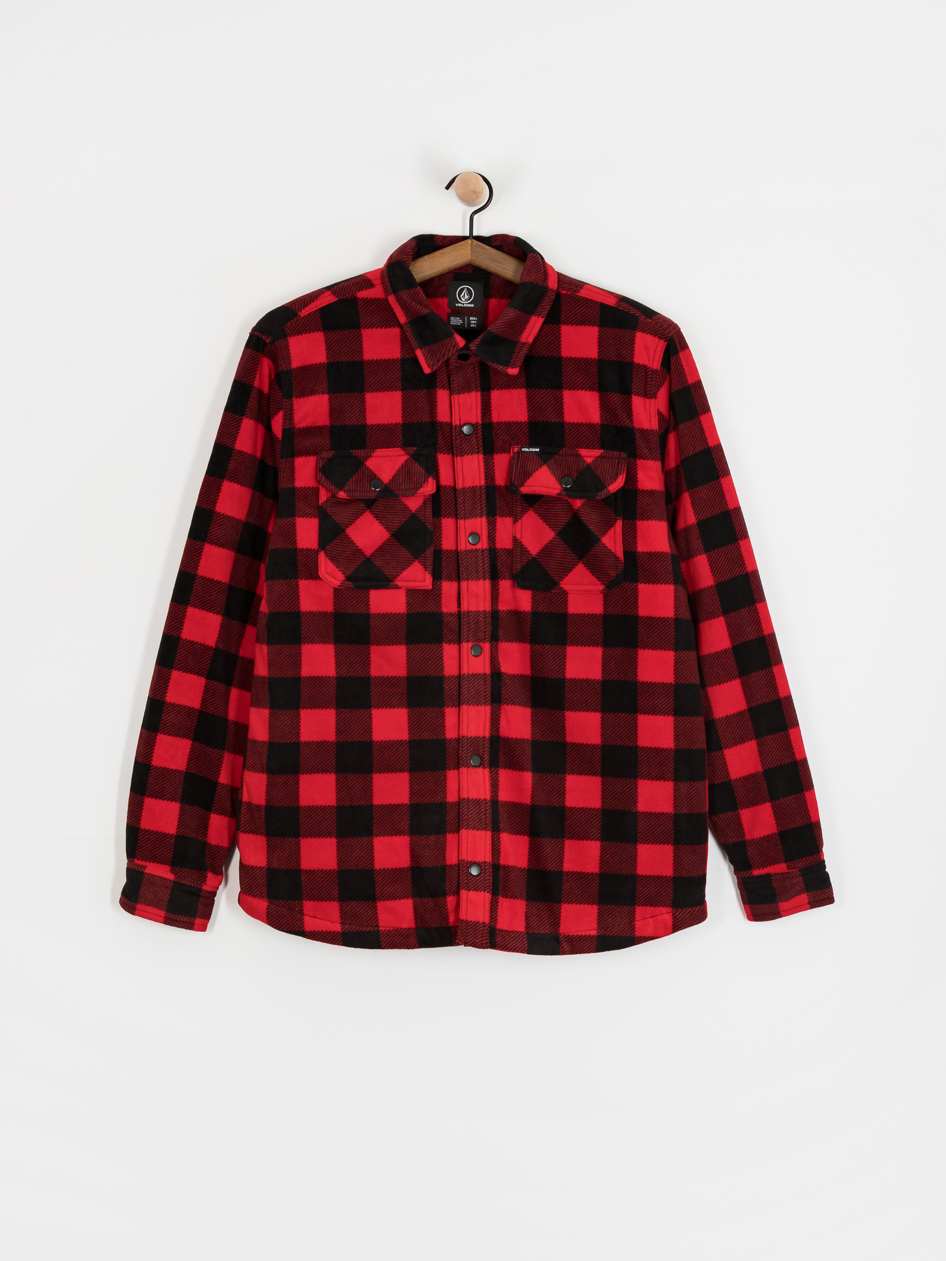 Košile Volcom Bowered Fleece (lifeguard red)