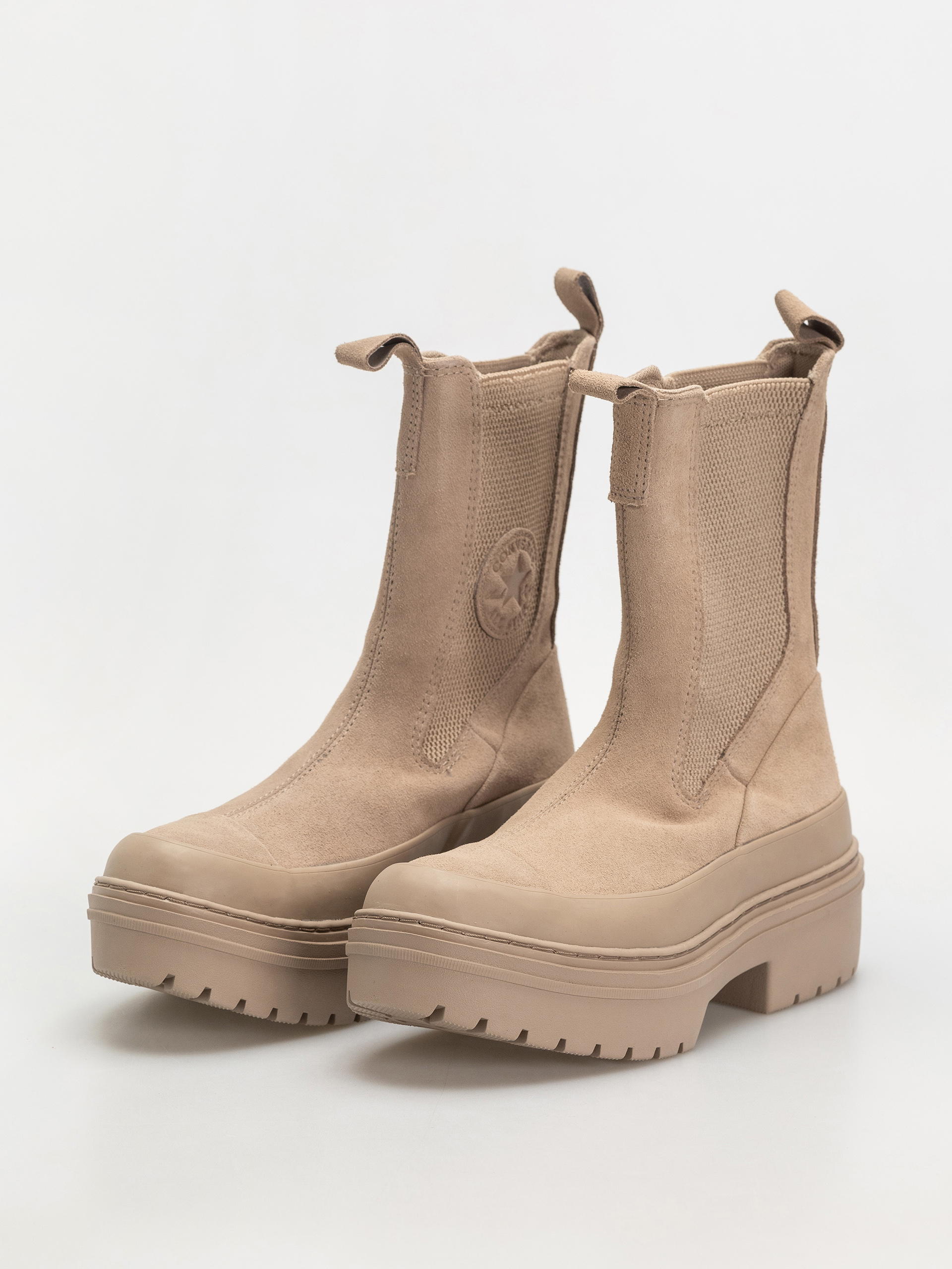 Boty Converse Chuck Taylor All Star Lugged Heel Chelsea Wmn (sand/chocolate)