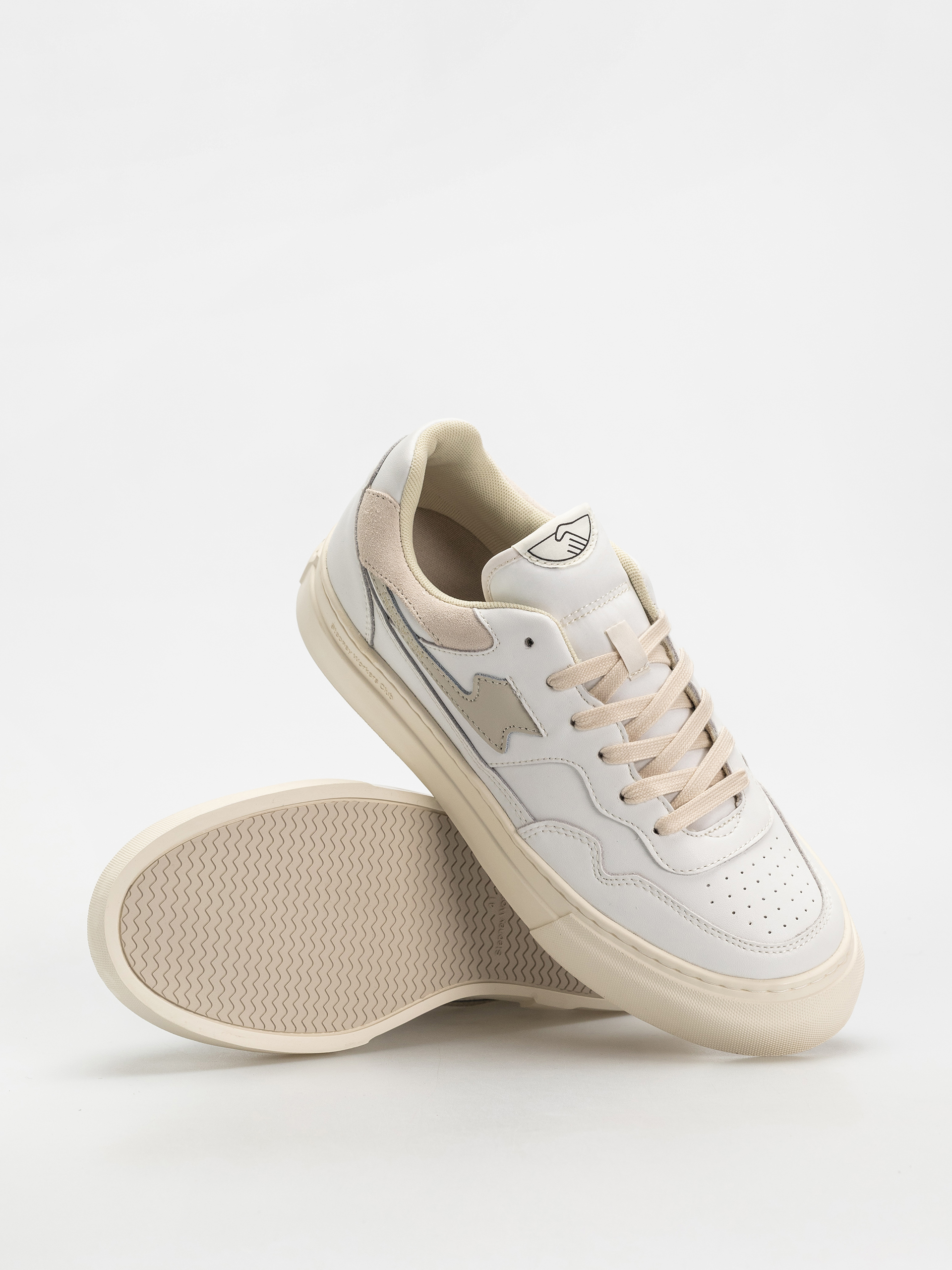 Boty Stepney Workers Club Pearl S-Strike (leather white putty)
