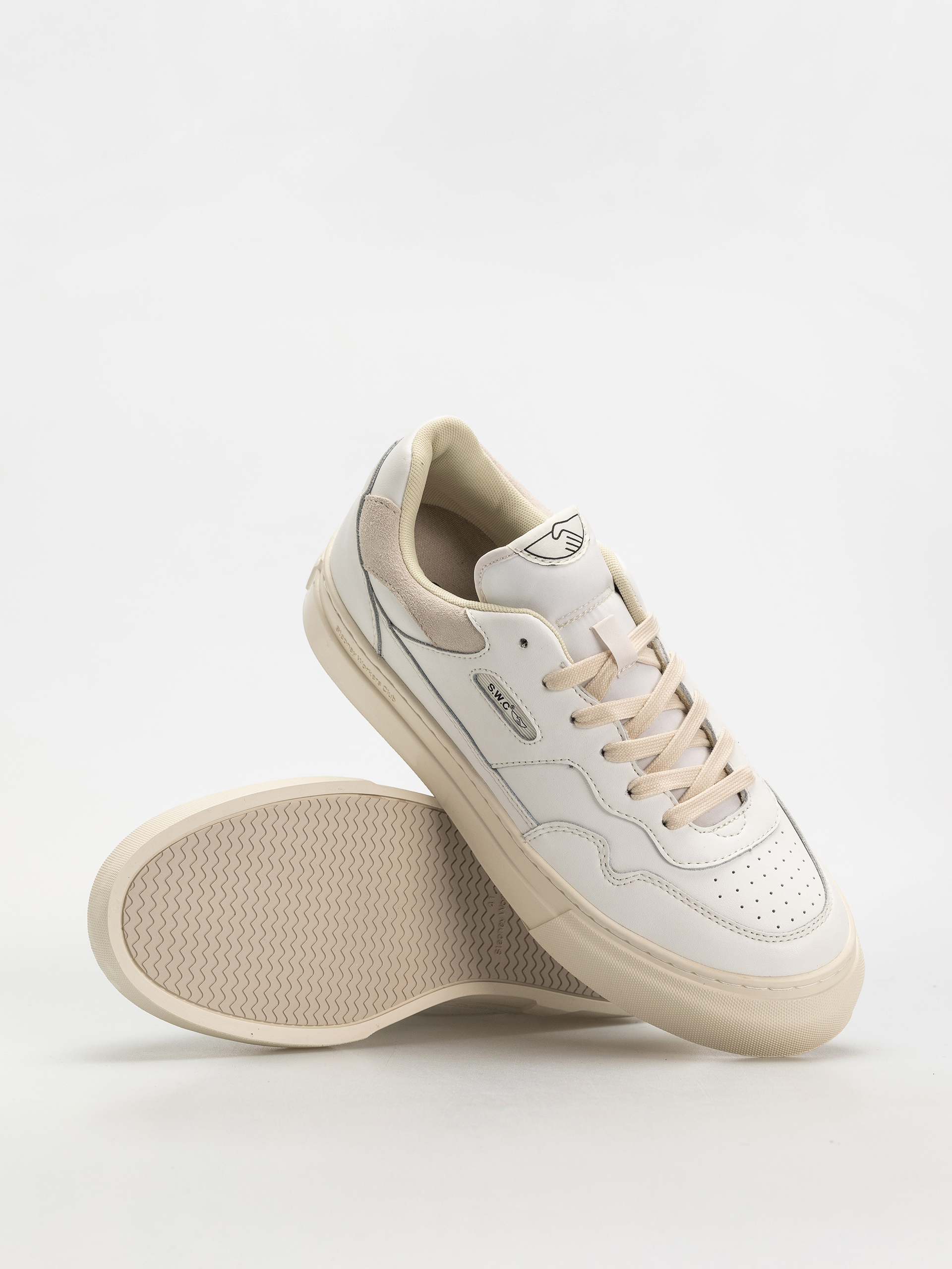 Boty Stepney Workers Club Pearl (leather white putty)