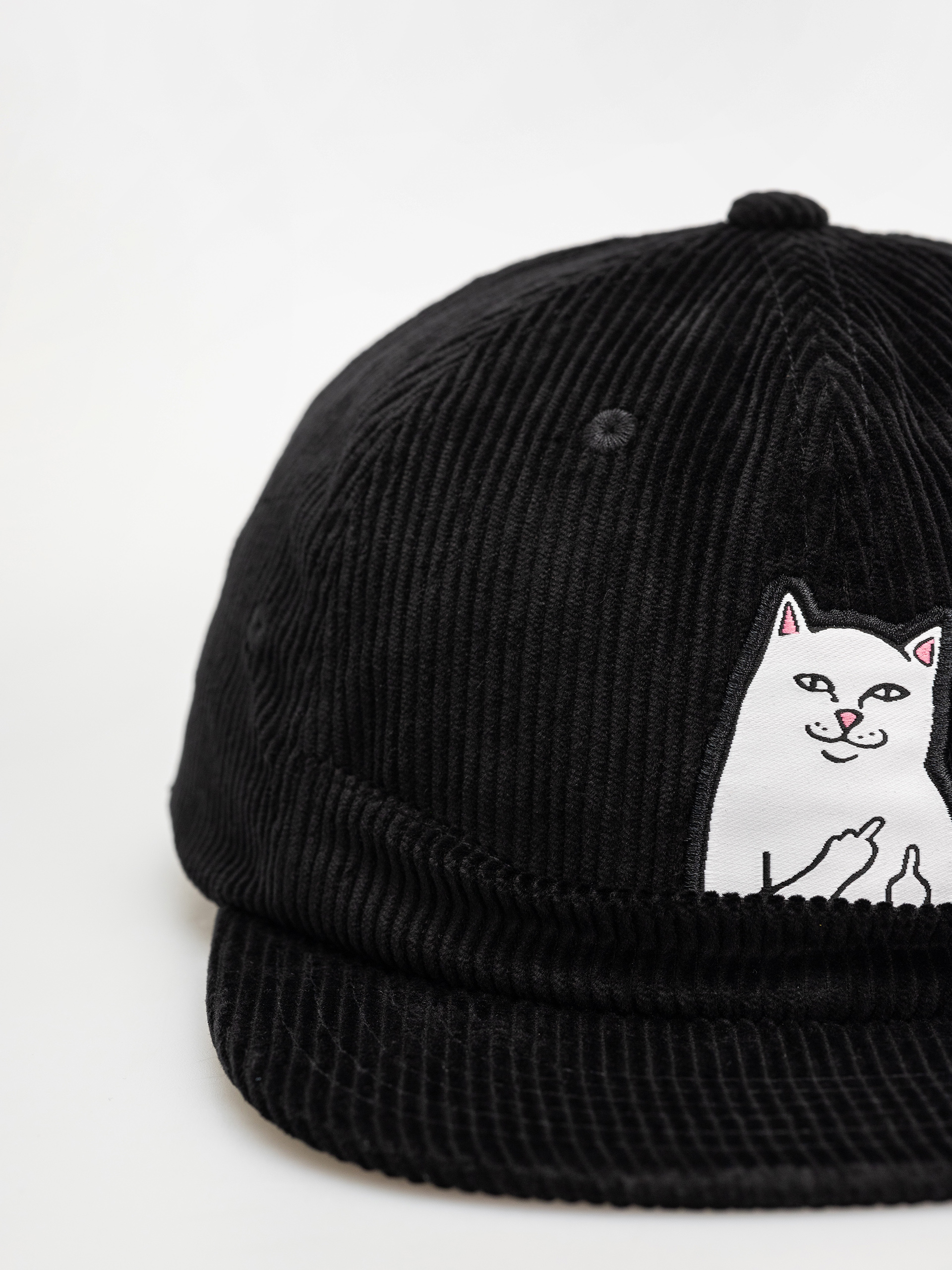 Kšiltovka  RipNDip Lord Nermal Corduroy (black)