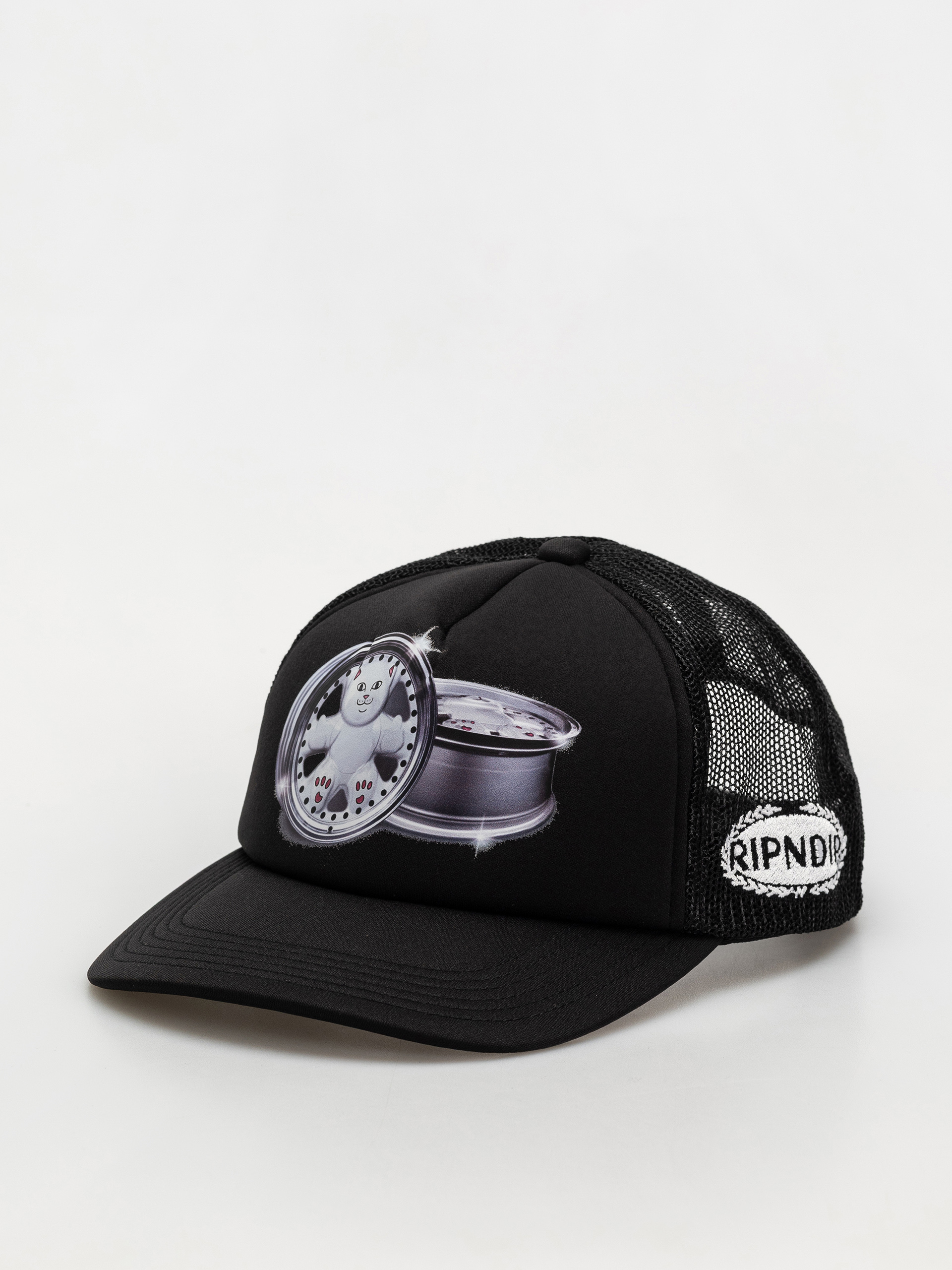 Kšiltovka  RipNDip Nerm Wheels Trucker (black)