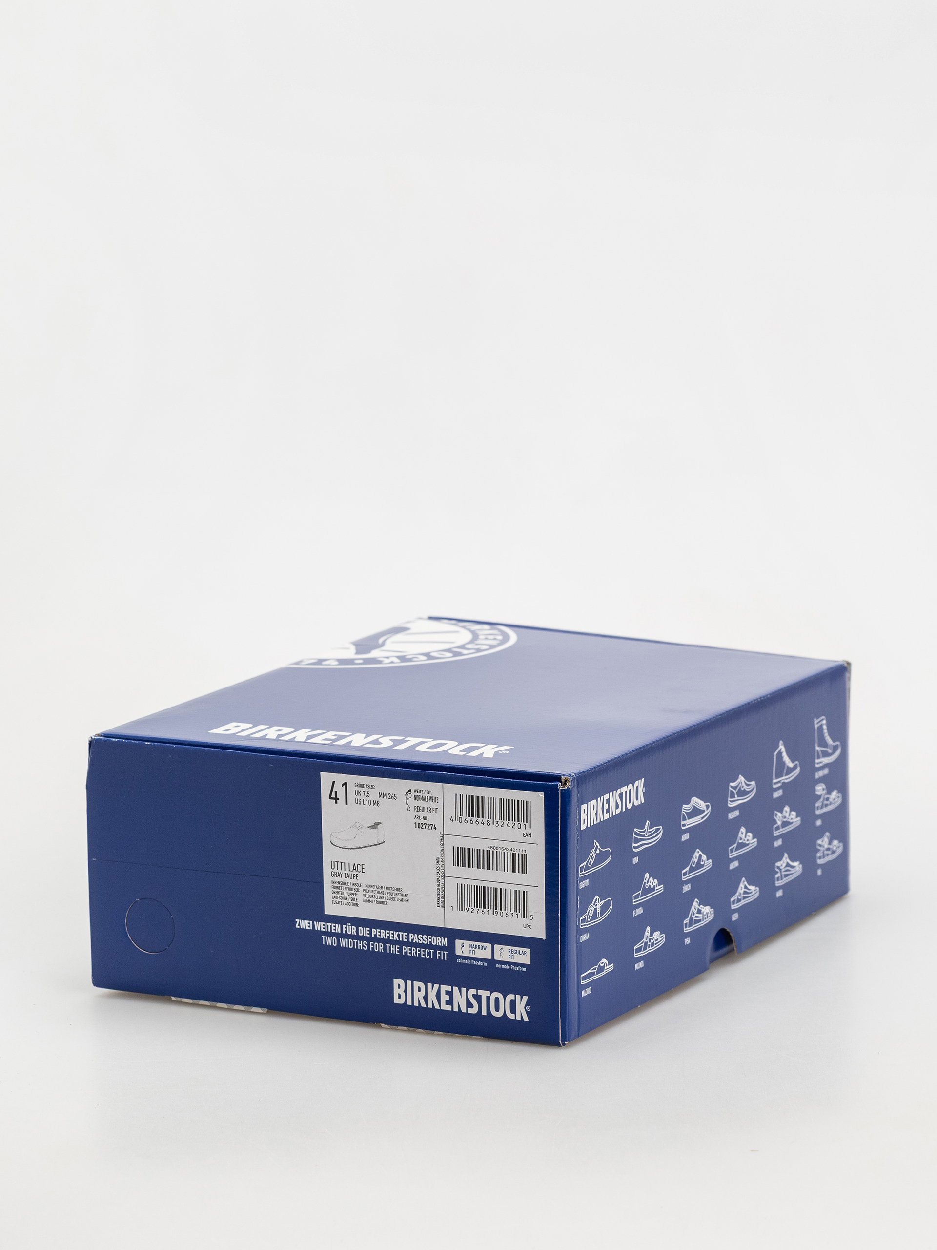 Plážovky Birkenstock Utti Lace Suede Leather Regular (gray taupe)