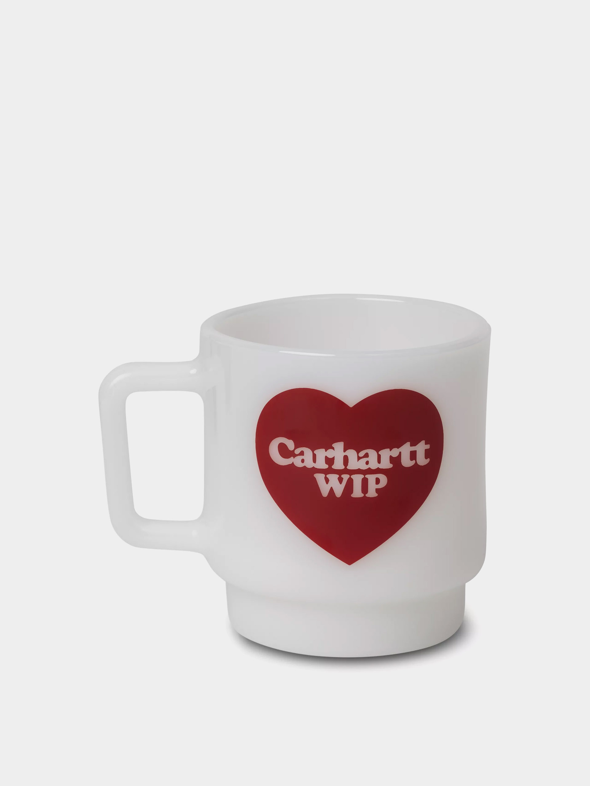 Pohu00e1r Carhartt WIP Heart Glass Mug (white)