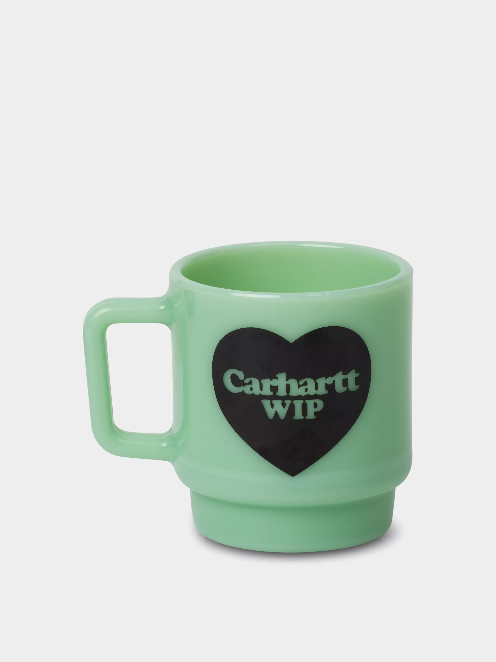 Pohu00e1r Carhartt WIP Heart Glass Mug (jade)
