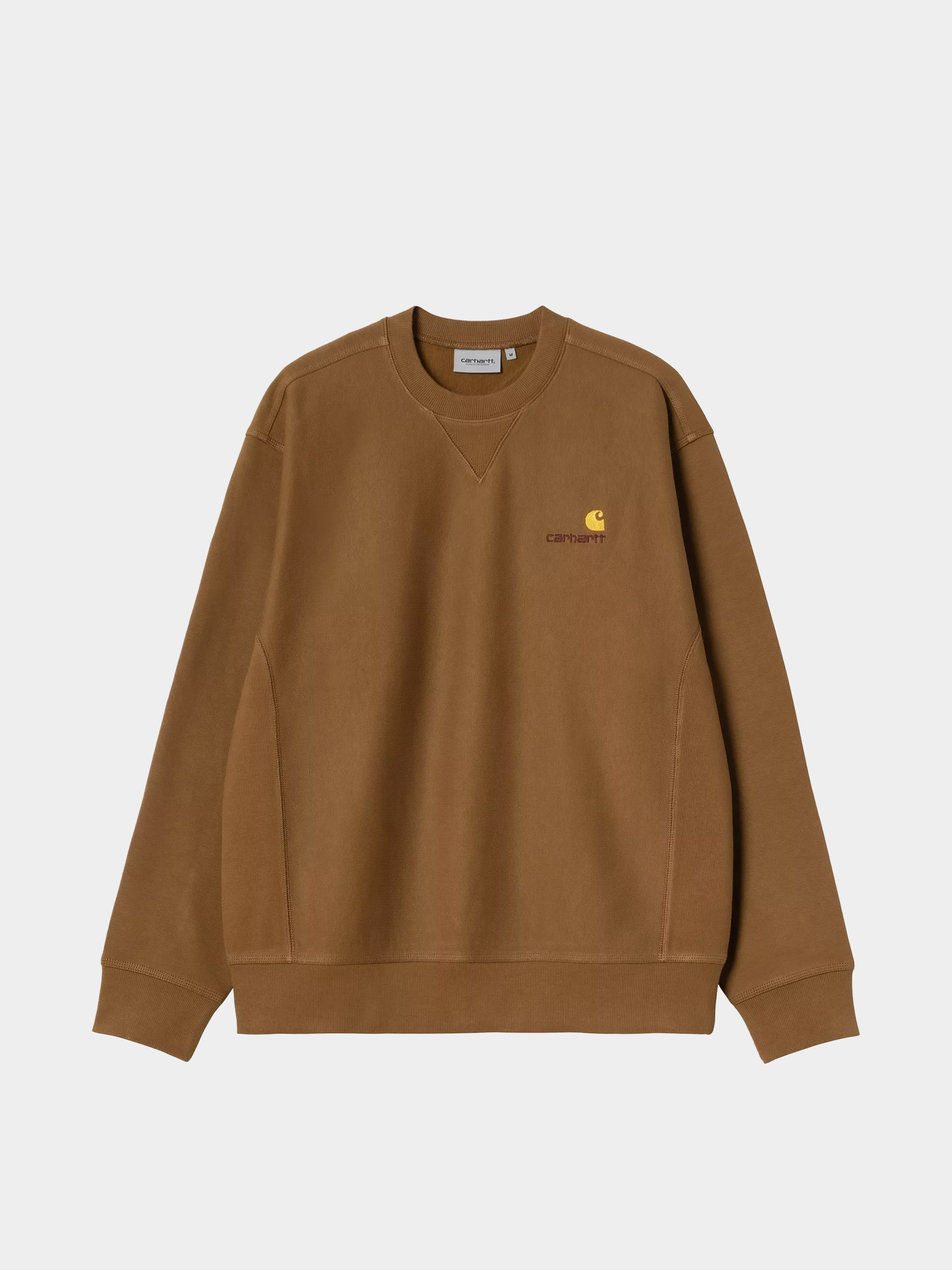 Mikina Carhartt WIP American Script (hamilton brown)