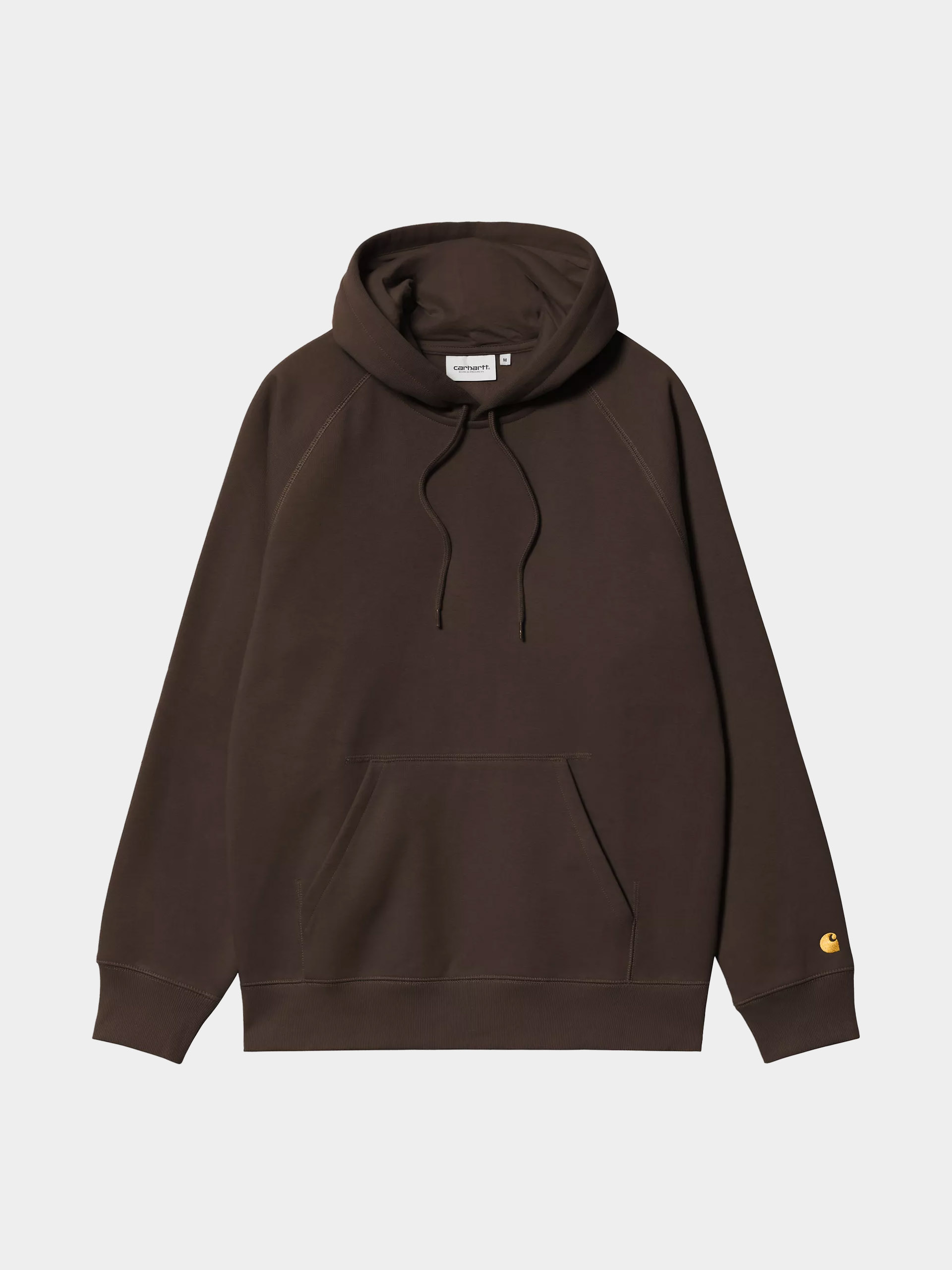 Mikina s kapucu00ed Carhartt WIP Chase HD (tobacco/gold)