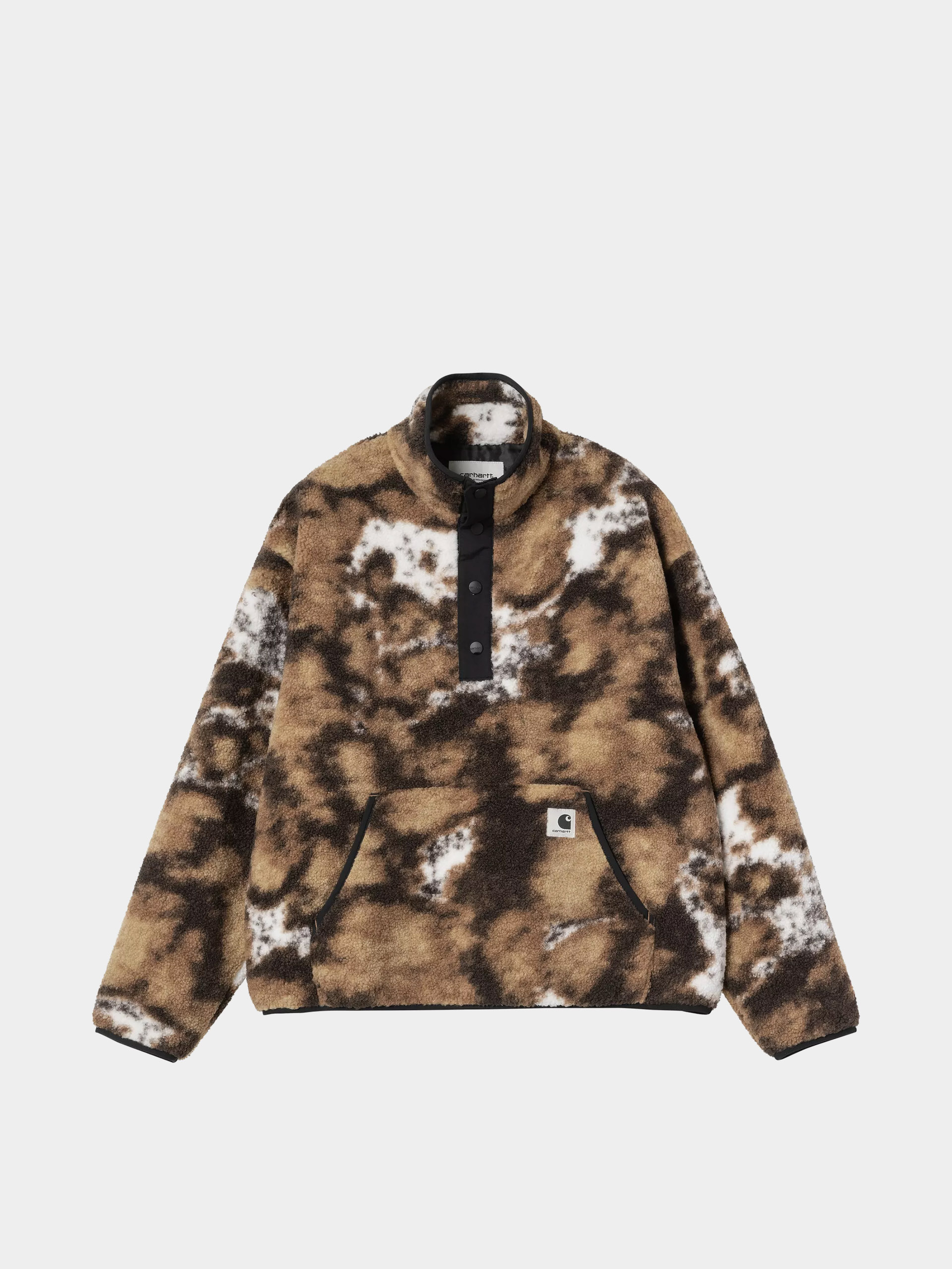 Fleecová mikina Carhartt WIP Elliot Wmn (wild dog jacquard/black)