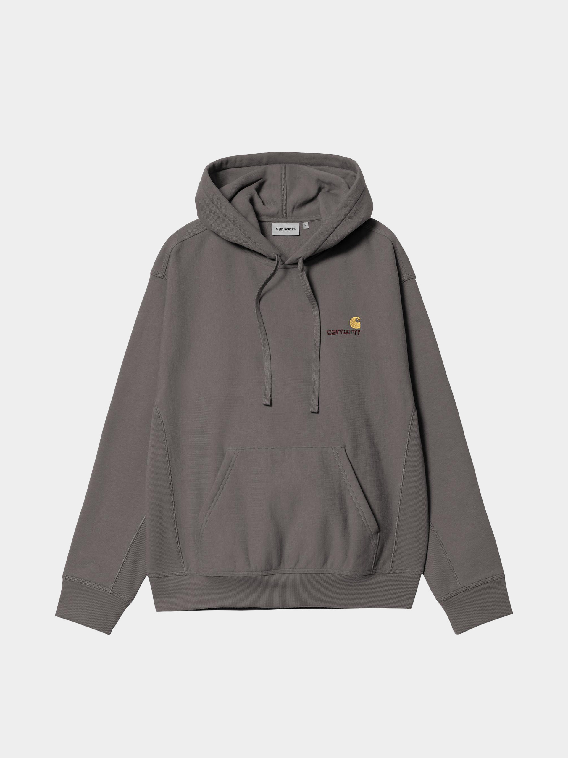 Mikina s kapucí Carhartt WIP American Script HD (porphyry)