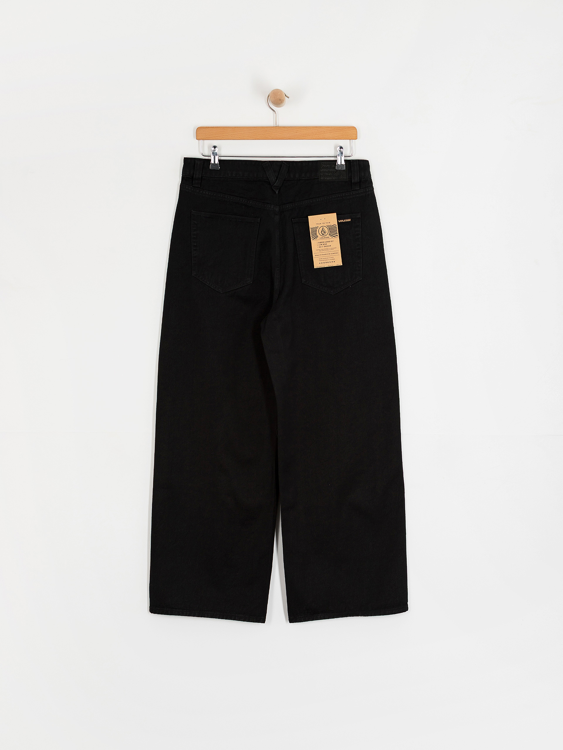 Kalhoty Volcom Beeggy Denim Wmn (black combo)