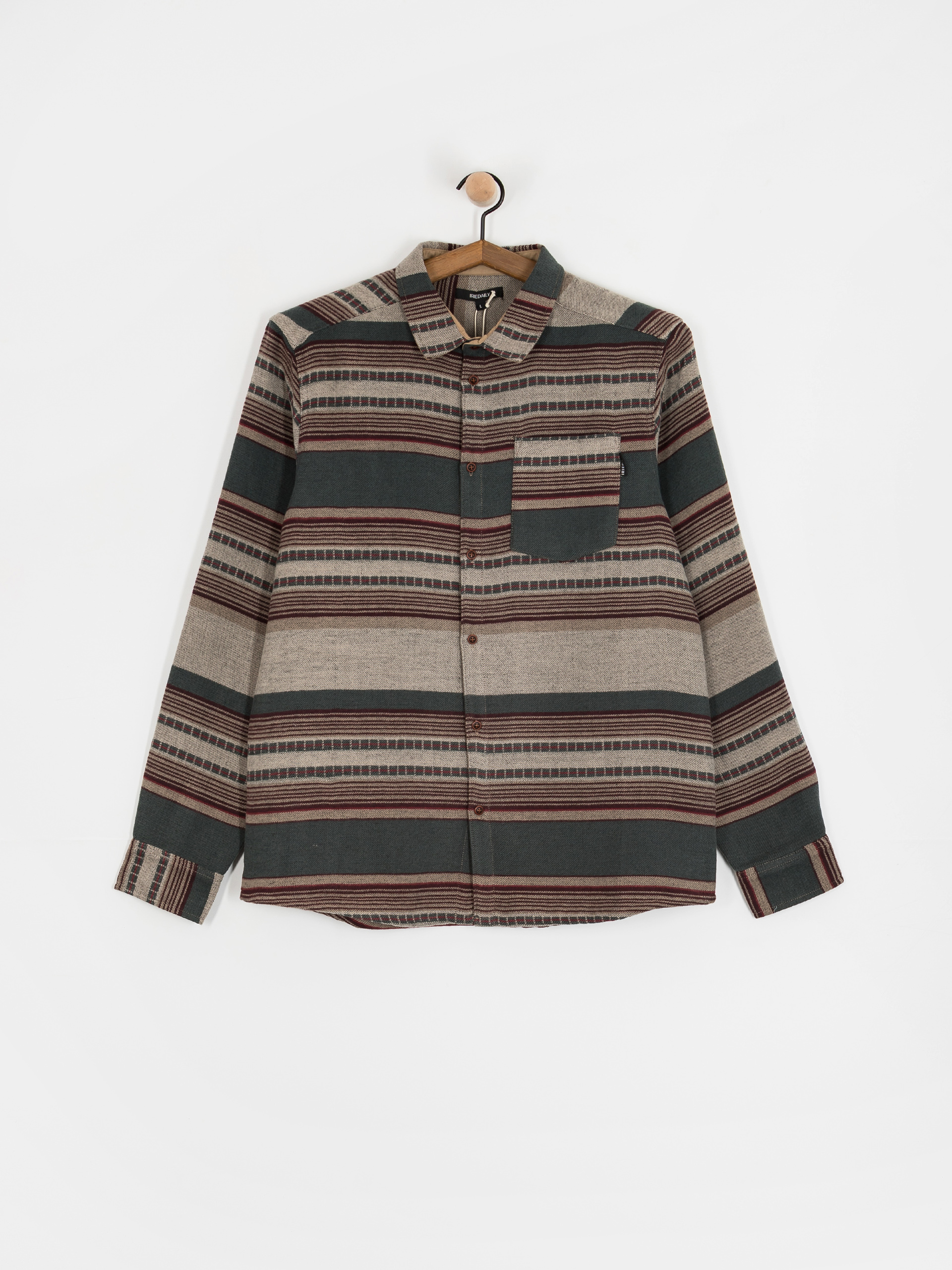 Košile Iriedaily Santania (khaki green)