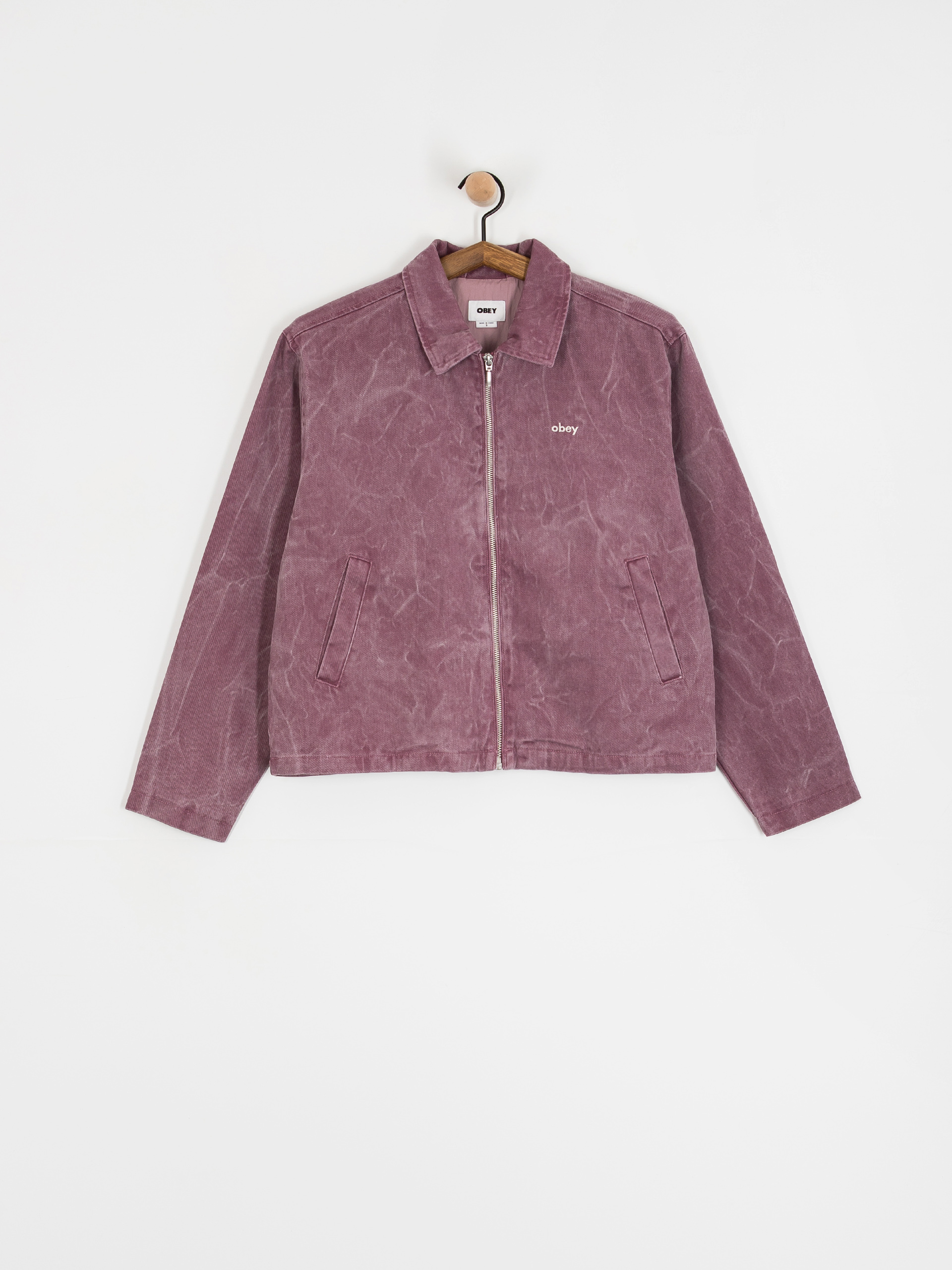 Bunda OBEY Donovan Zip Wmn (tulip wrinkle wash)