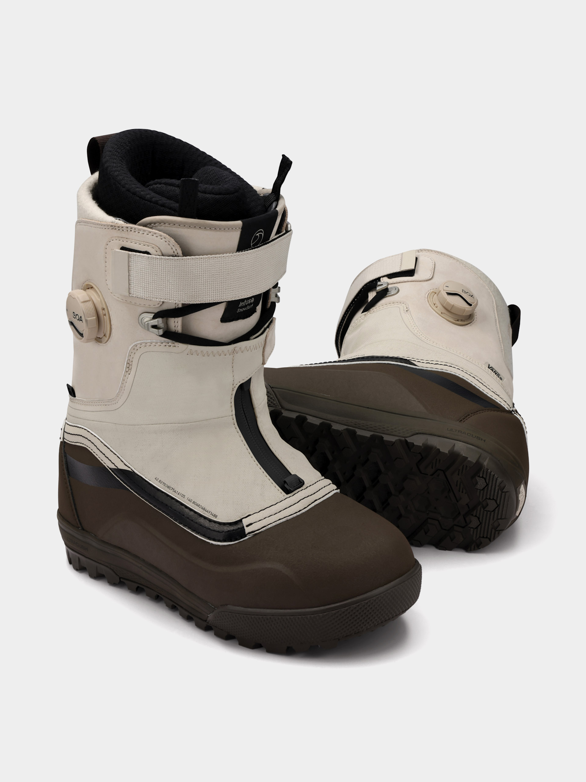 Pánské Boty na snowboard Vans Infuse SnowSurf (oatmeal/brown)