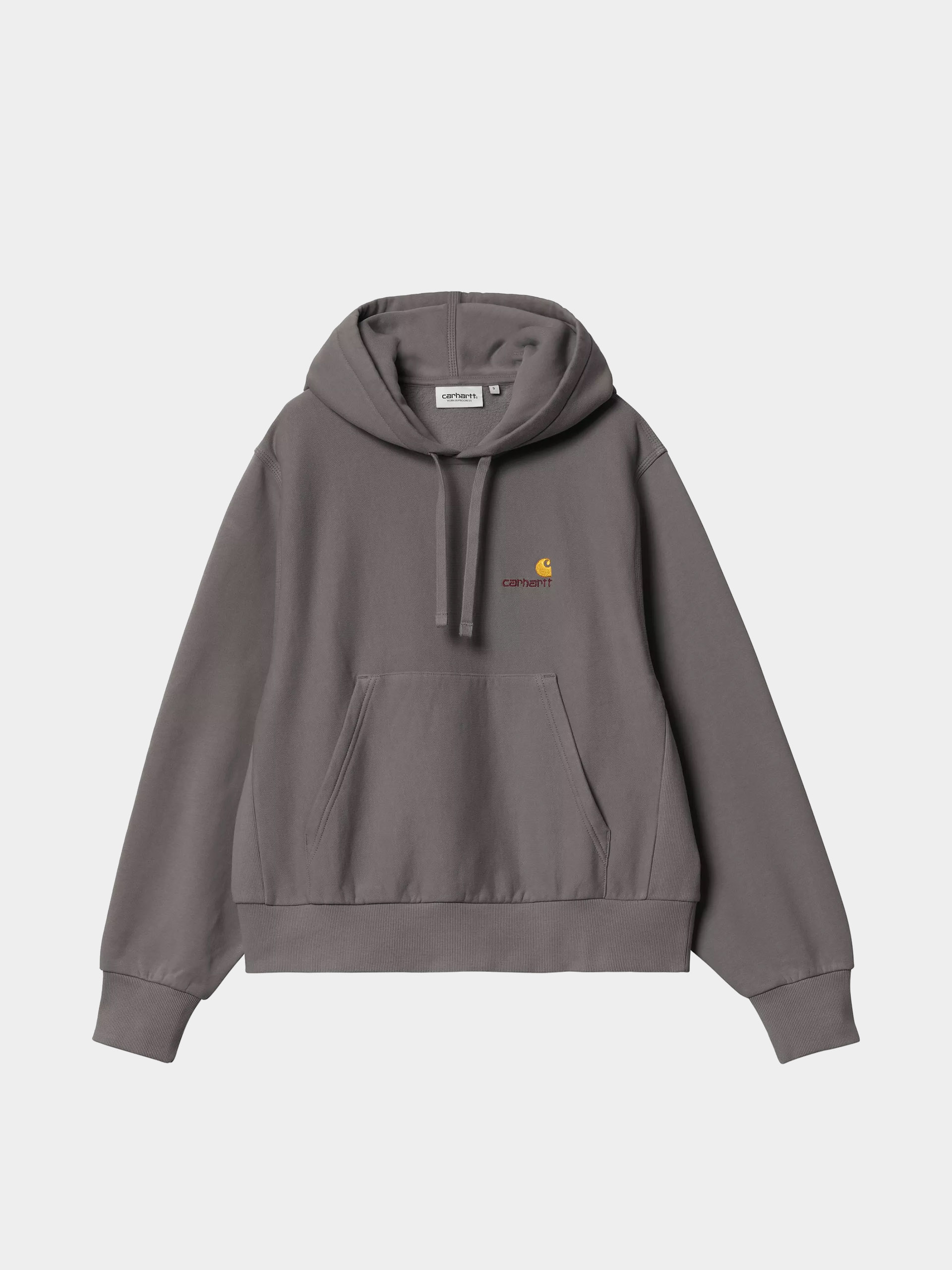 Mikina s kapucí Carhartt WIP American Script HD Wmn (porphyry)