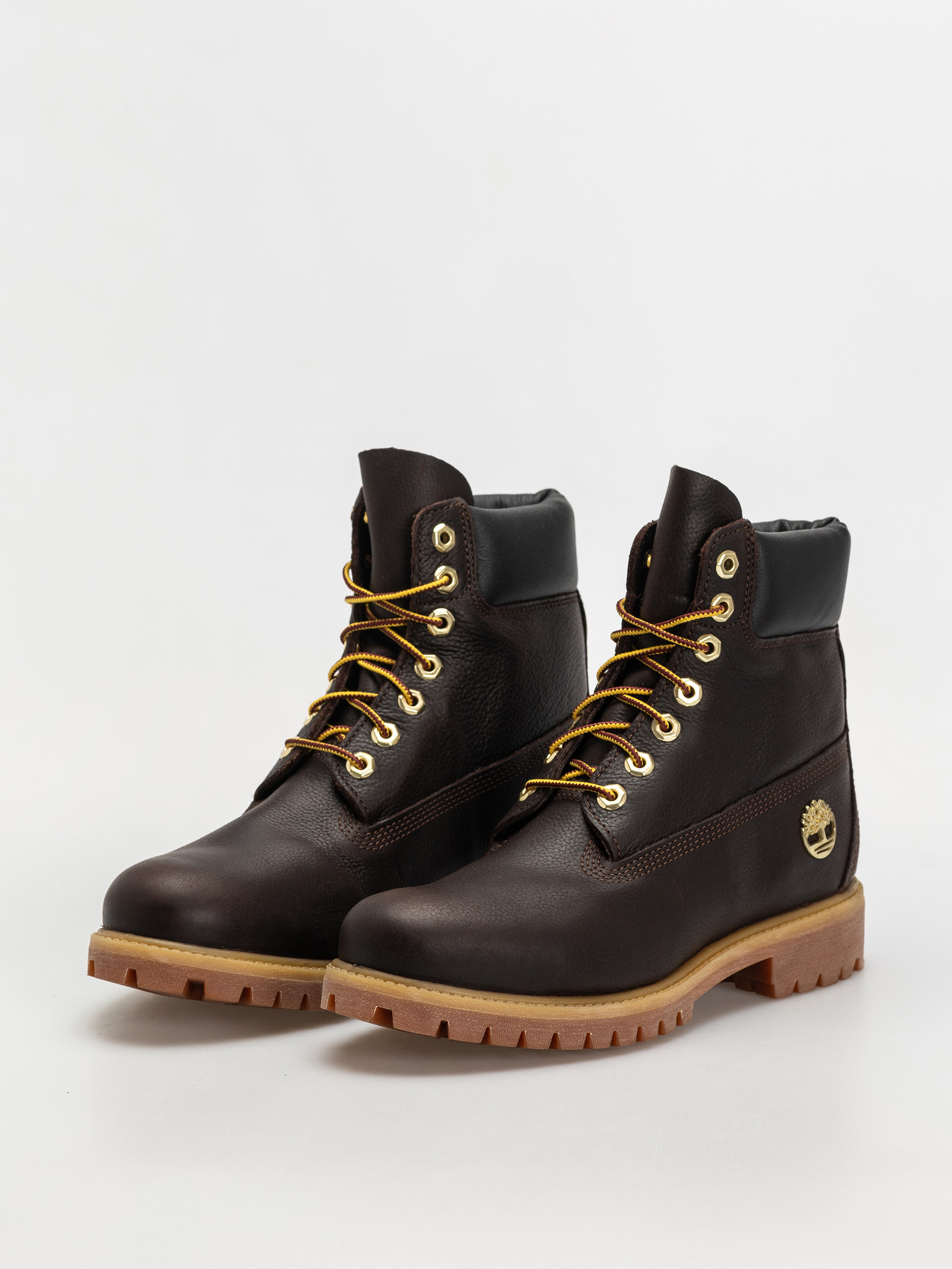 Zimní boty Timberland Premium 6 Inch (dk brown full grain w blk)