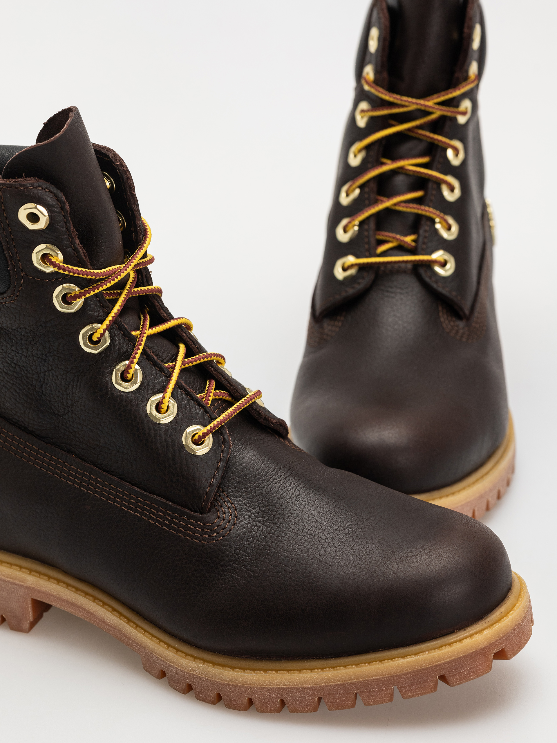 Zimní boty Timberland Premium 6 Inch (dk brown full grain w blk)
