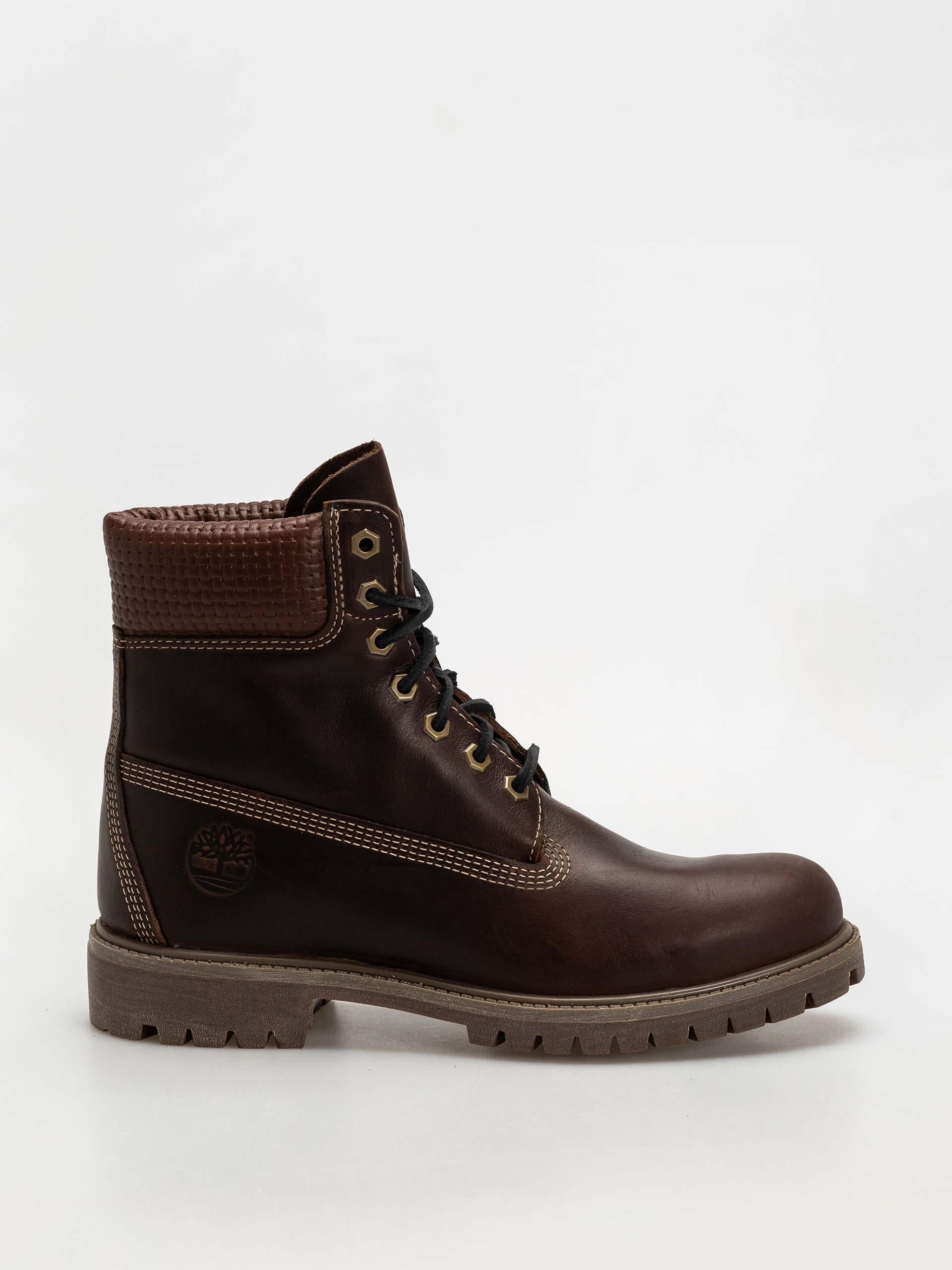 Zimnu00ed boty Timberland Premium 6 Inch (md brown full grain w blk)