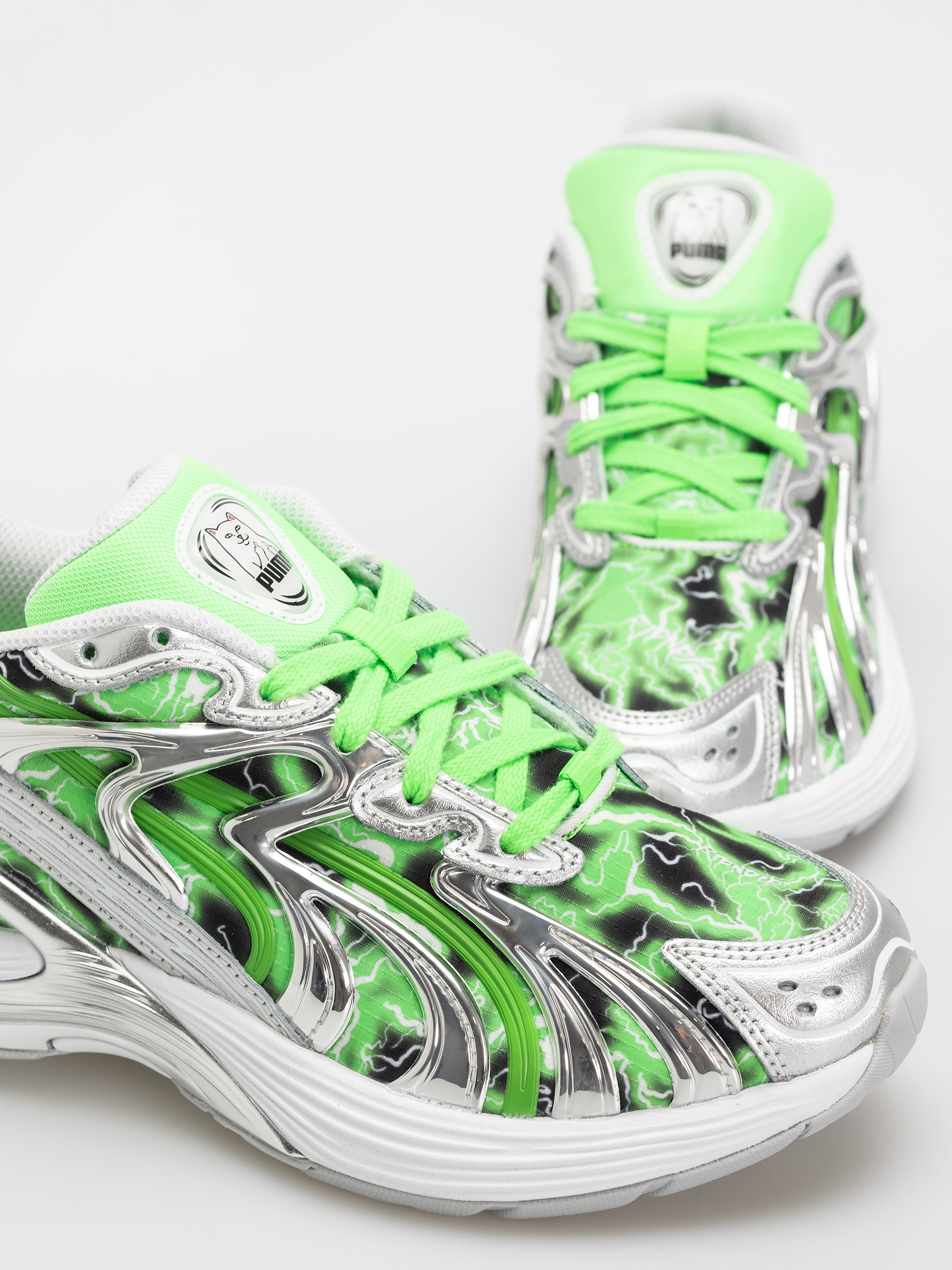 Boty Puma X RipNDip Inverse (puma silver/fluro green pes)