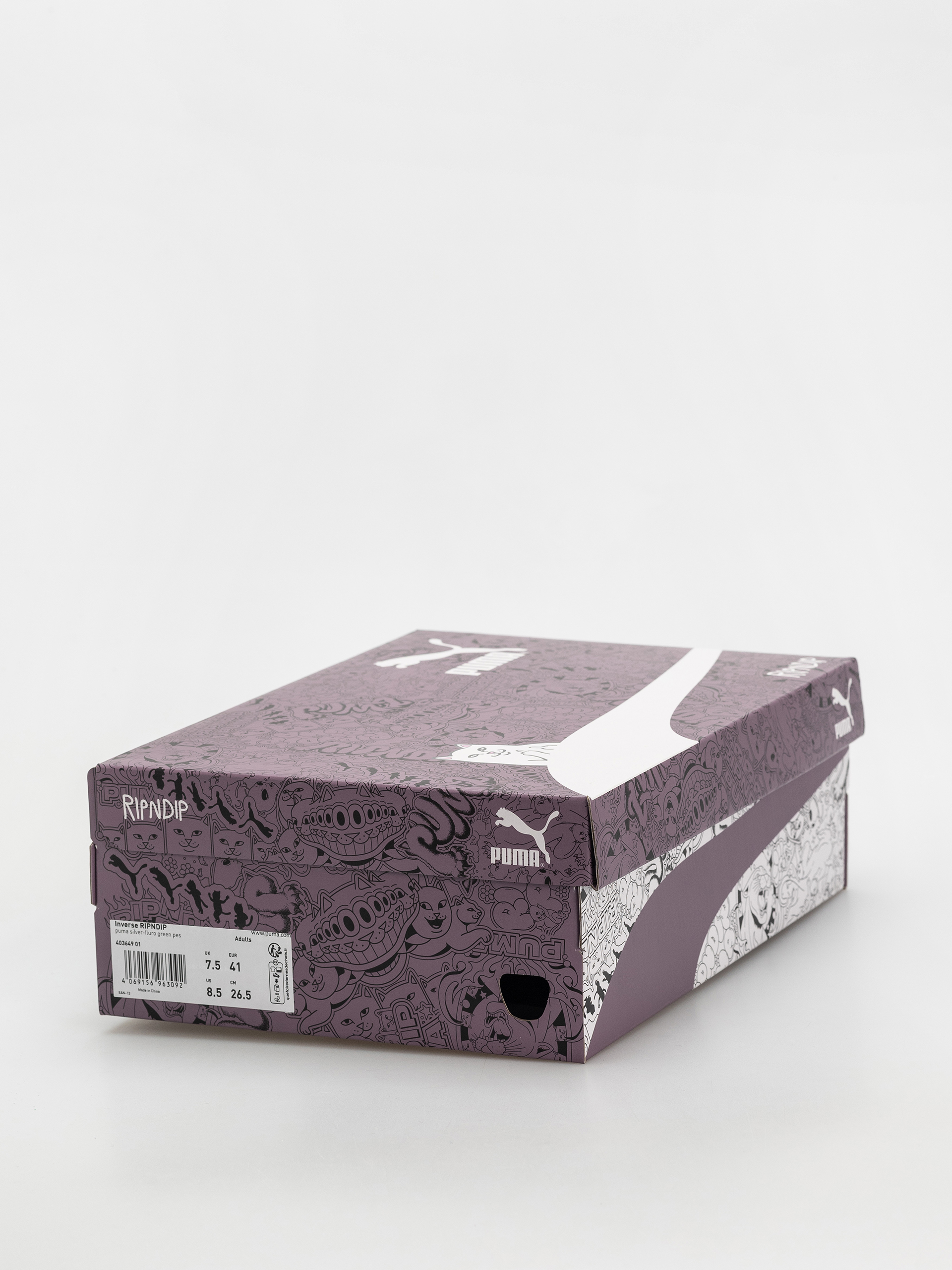 Boty Puma X RipNDip Inverse (puma silver/fluro green pes)