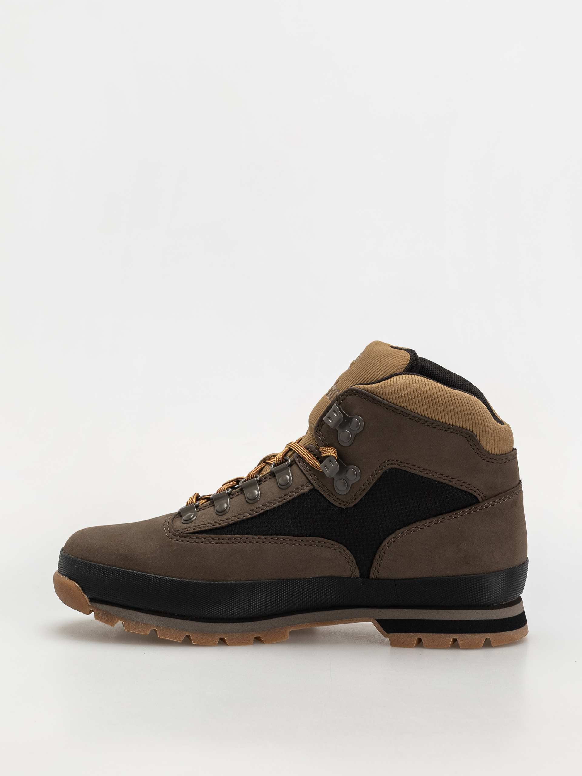Boty Timberland zimowe Euro Hiker (dark brown nubuck w black)