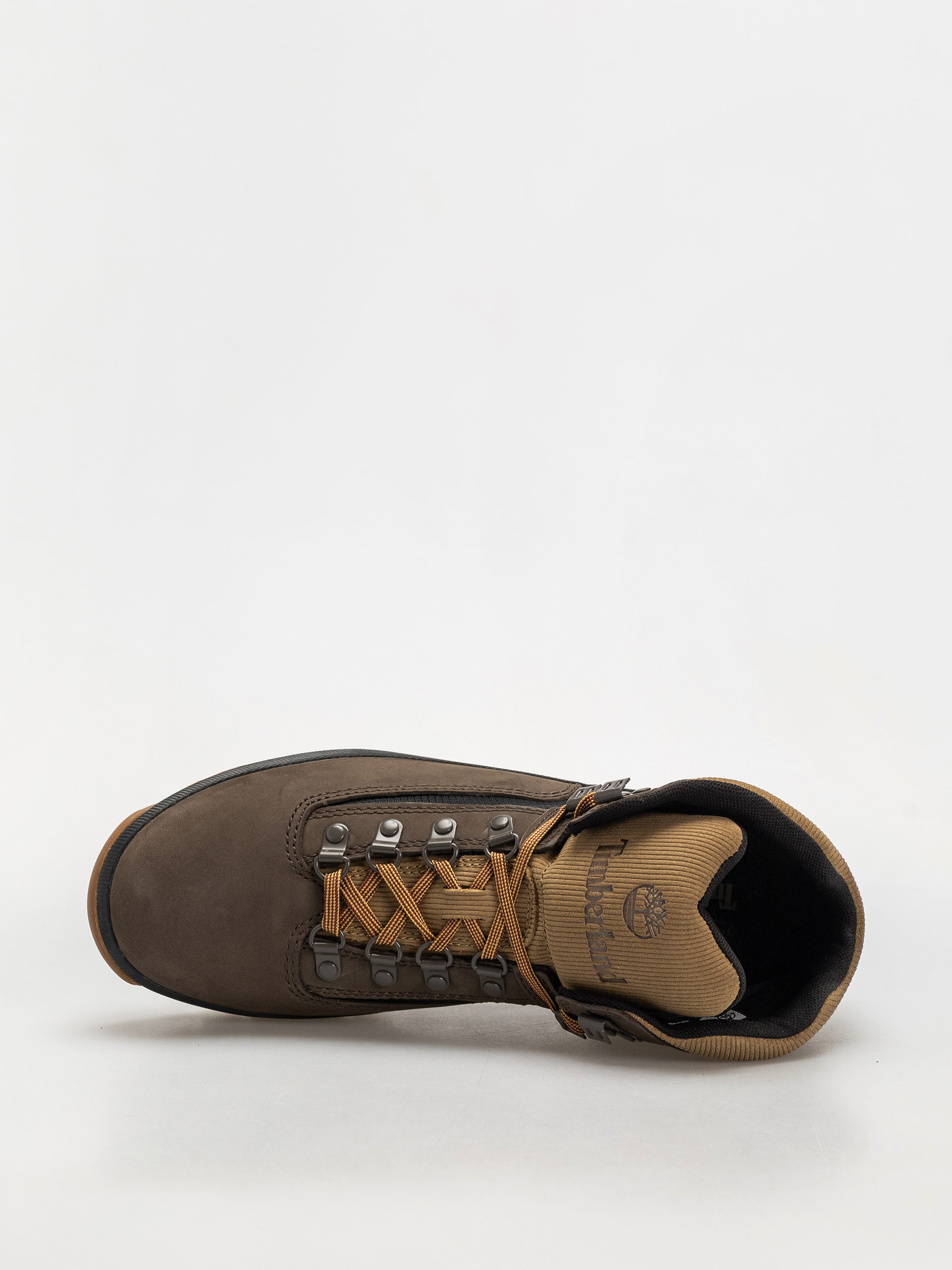 Boty Timberland zimowe Euro Hiker (dark brown nubuck w black)