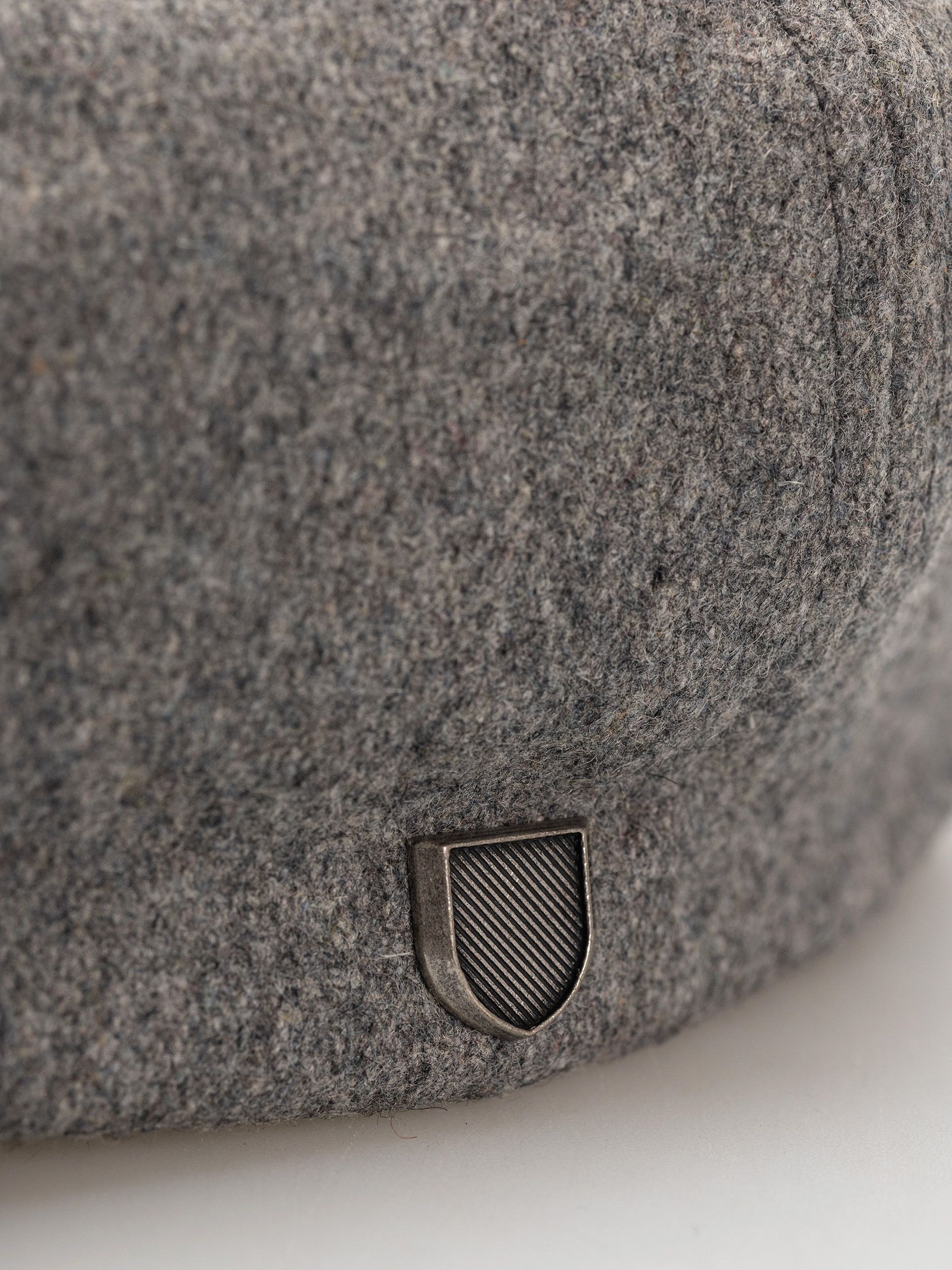 Klobouk s kšiltem Brixton Brood Flannel Snap Cap (dark heather grey/washed navy)